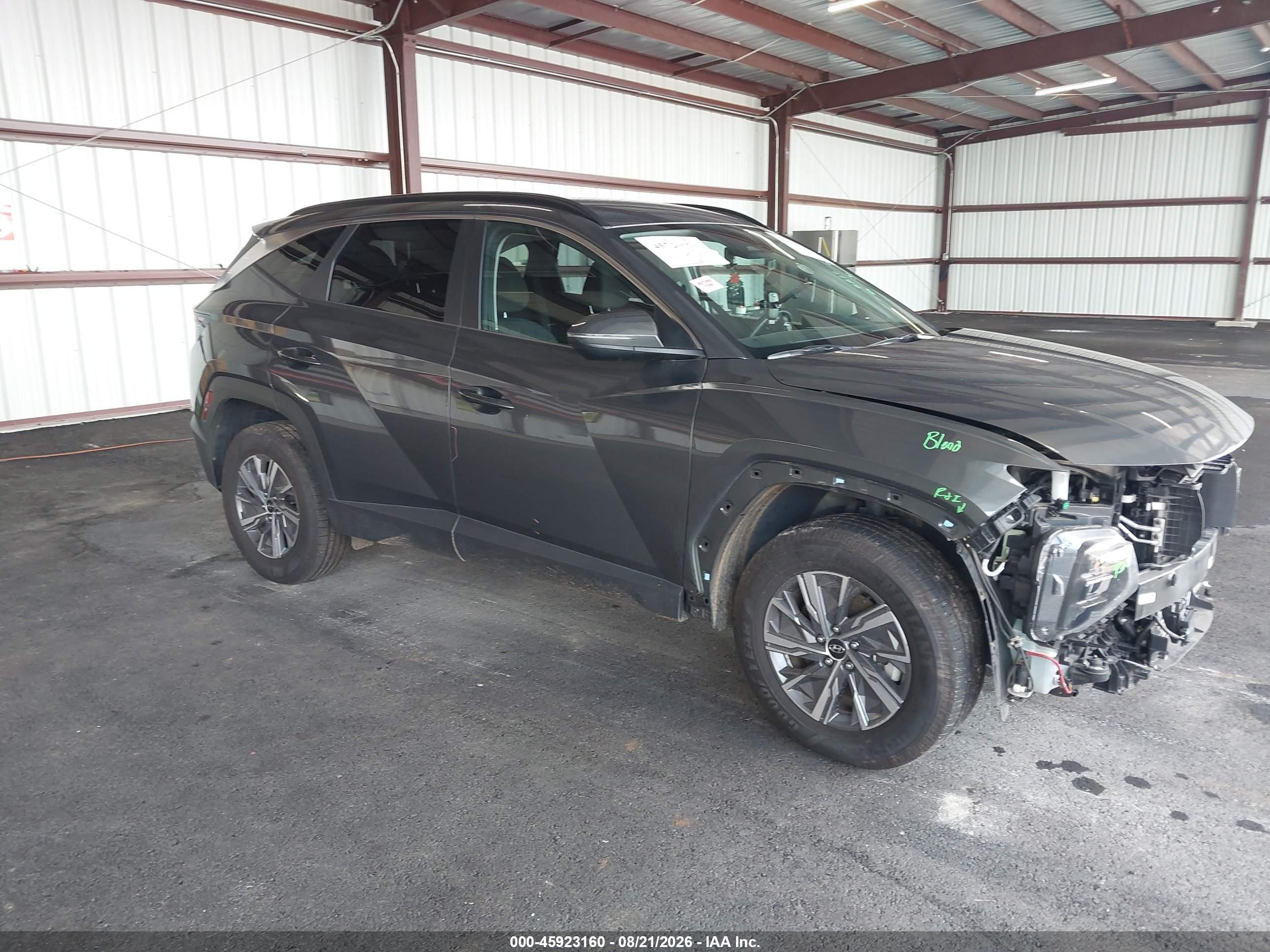 2022 Hyundai Tucson Hybrid VIN KM8JBCA10NU076921 — IAAI salvage auction photo