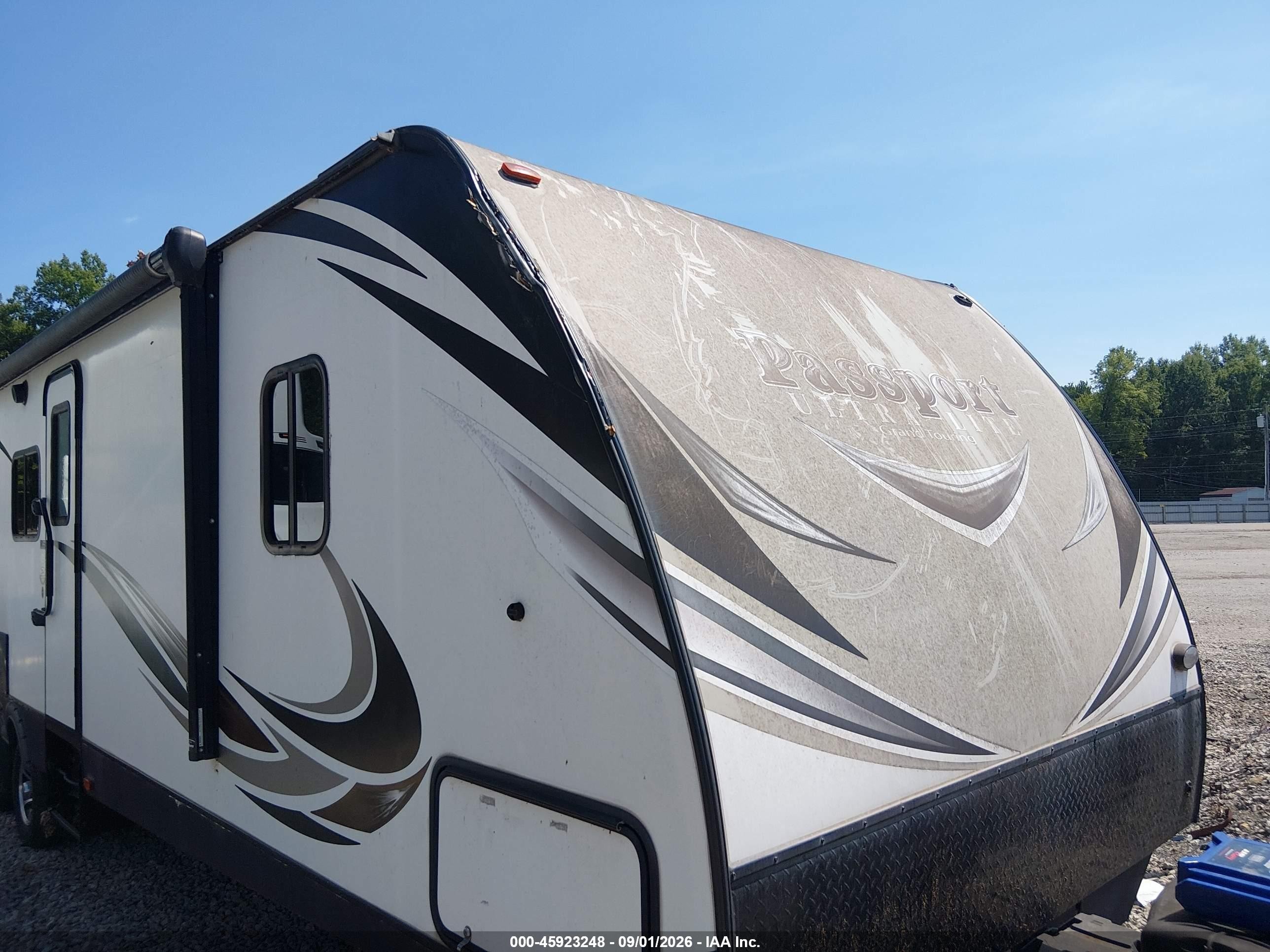 2017 Keystone Rv Passport VIN 4YDT33523HT416065 IAAI salvage auction — Front End, Salvage (Ohio), sold $3,550 on 2026-09-17 (photo 6)