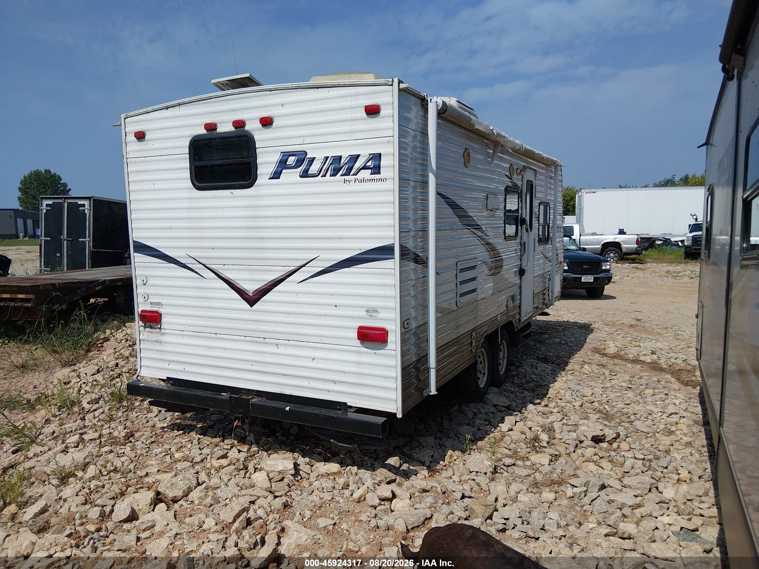 2012 Palomino Other VIN 4X4TPUW25CP034739 IAAI salvage auction — Storm Damage, Junk Bill Of Sale Mv2459 (Wisconsin), sold $550 on 2026-09-10 (photo 4)