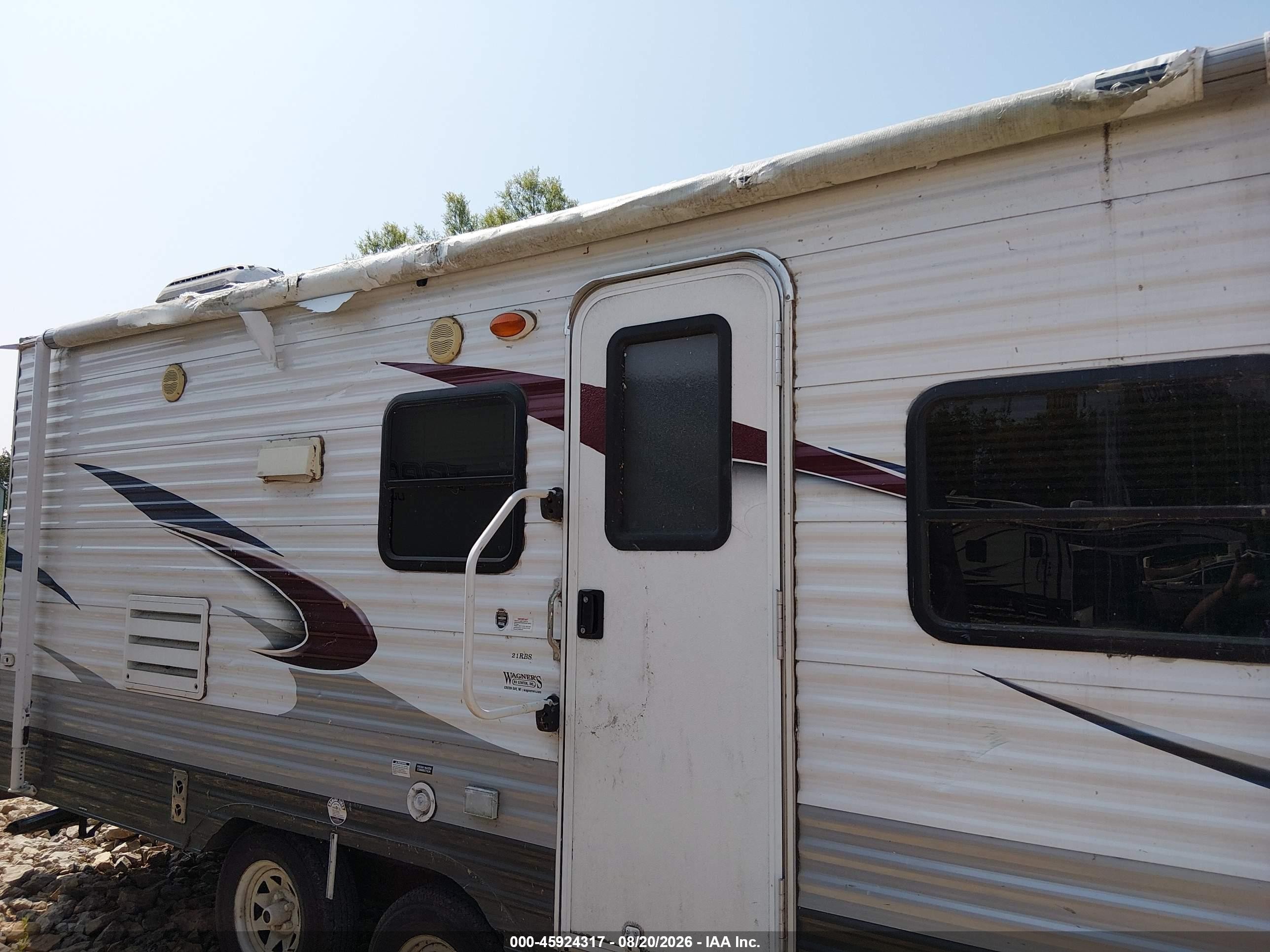2012 Palomino Other VIN 4X4TPUW25CP034739 IAAI salvage auction — Storm Damage, Junk Bill Of Sale Mv2459 (Wisconsin), sold $550 on 2026-09-10 (photo 6)