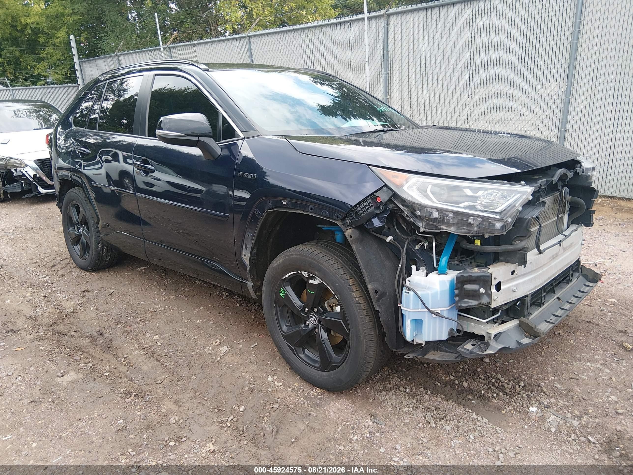 2020 Toyota RAV4 Hybrid VIN 4T3EWRFV7LU010438 — IAAI salvage auction photo