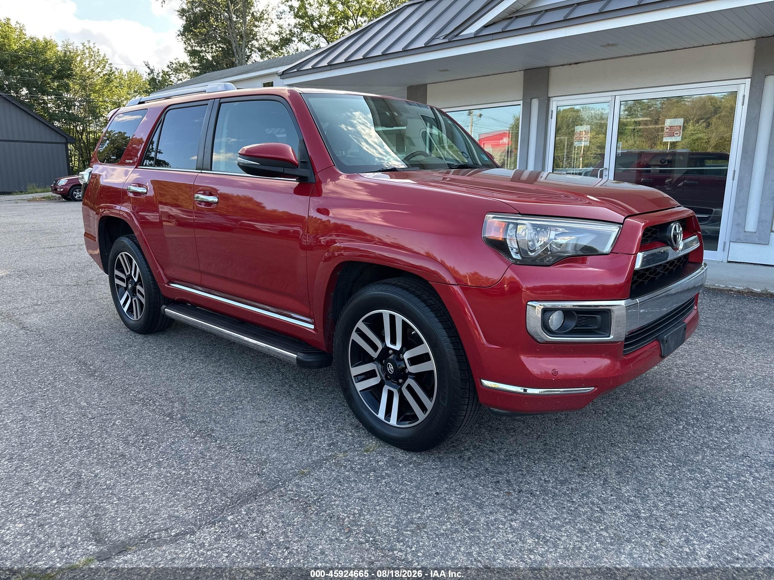 2014 Toyota 4Runner VIN JTEBU5JR8E5165291 — IAAI salvage auction photo