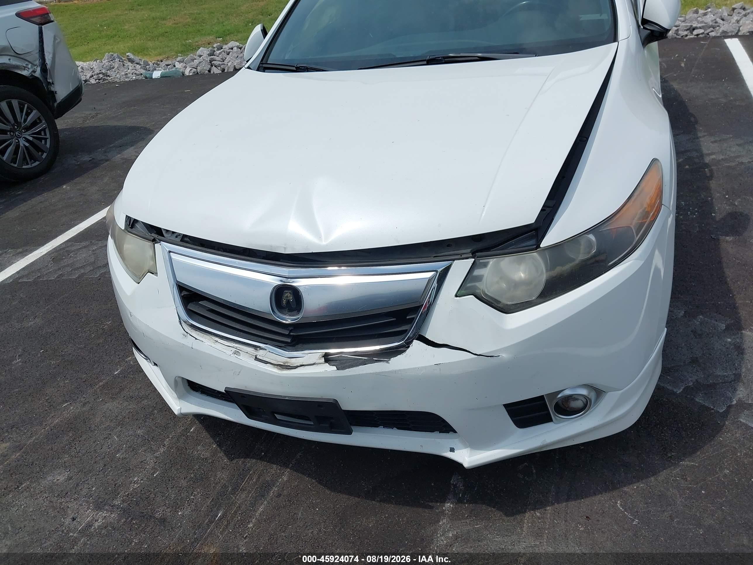 2013 Acura TSX VIN JH4CU2F87DC010845 IAAI salvage auction — Front End, Salvage (Tennessee), sold $1,600 on 2026-09-11 (photo 6)