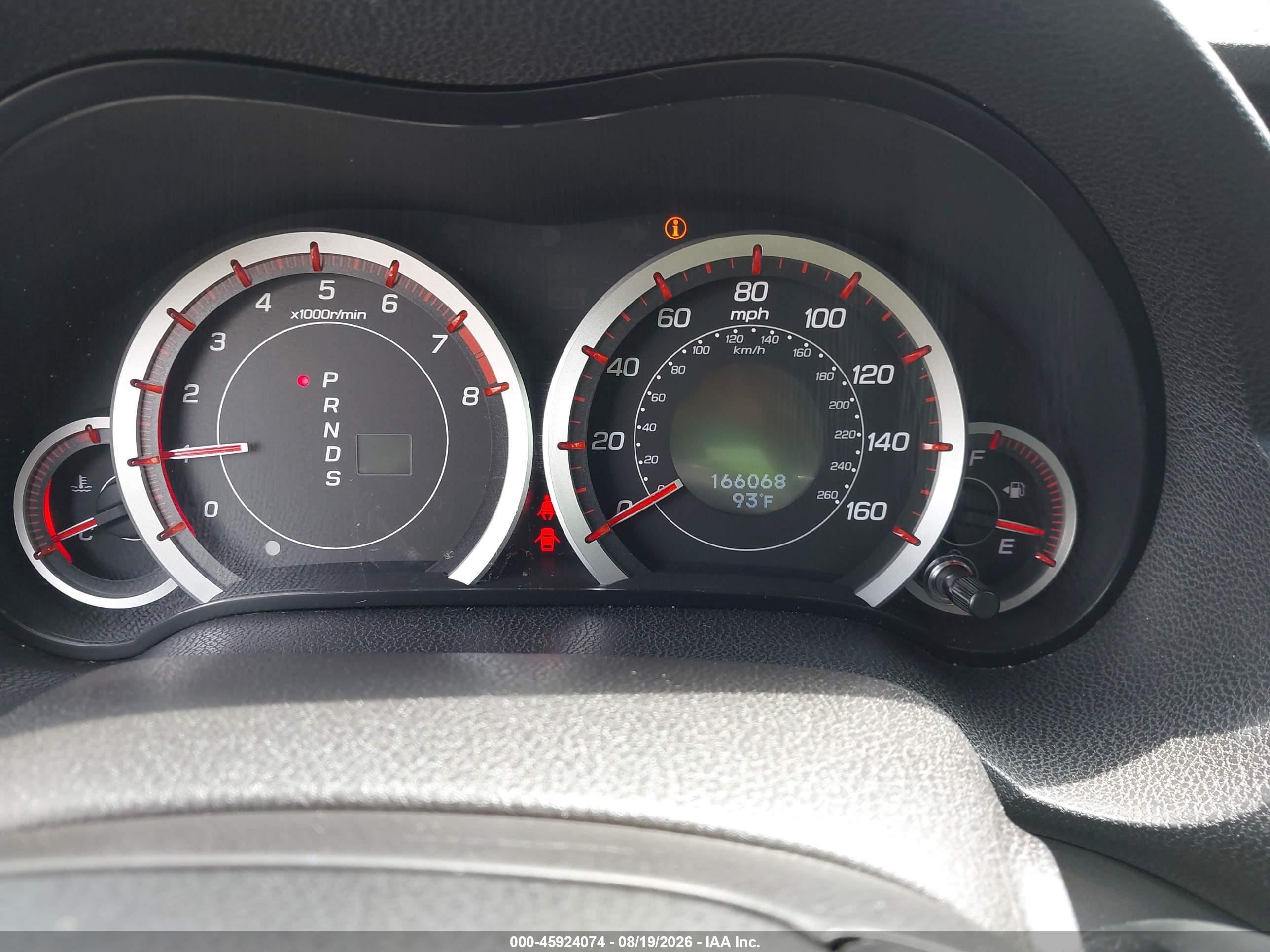 2013 Acura TSX VIN JH4CU2F87DC010845 IAAI salvage auction — Front End, Salvage (Tennessee), sold $1,600 on 2026-09-11 (photo 7)