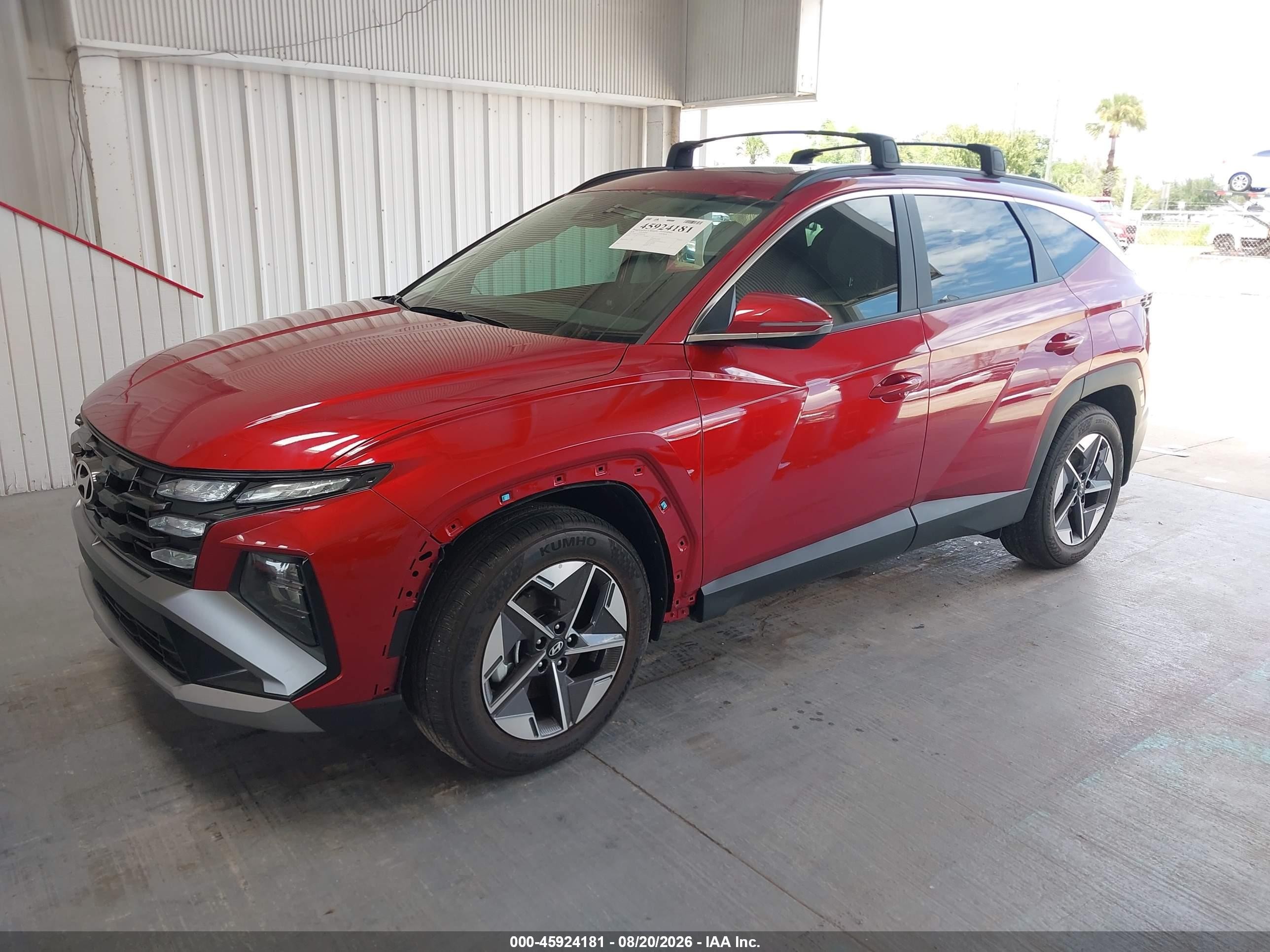 2026 Hyundai Tucson VIN 5NMJC3DE3TH653817 IAAI salvage auction — Side, Certificate Of Destruction (Florida), sold $9,600 on 2026-09-09 (photo 2)