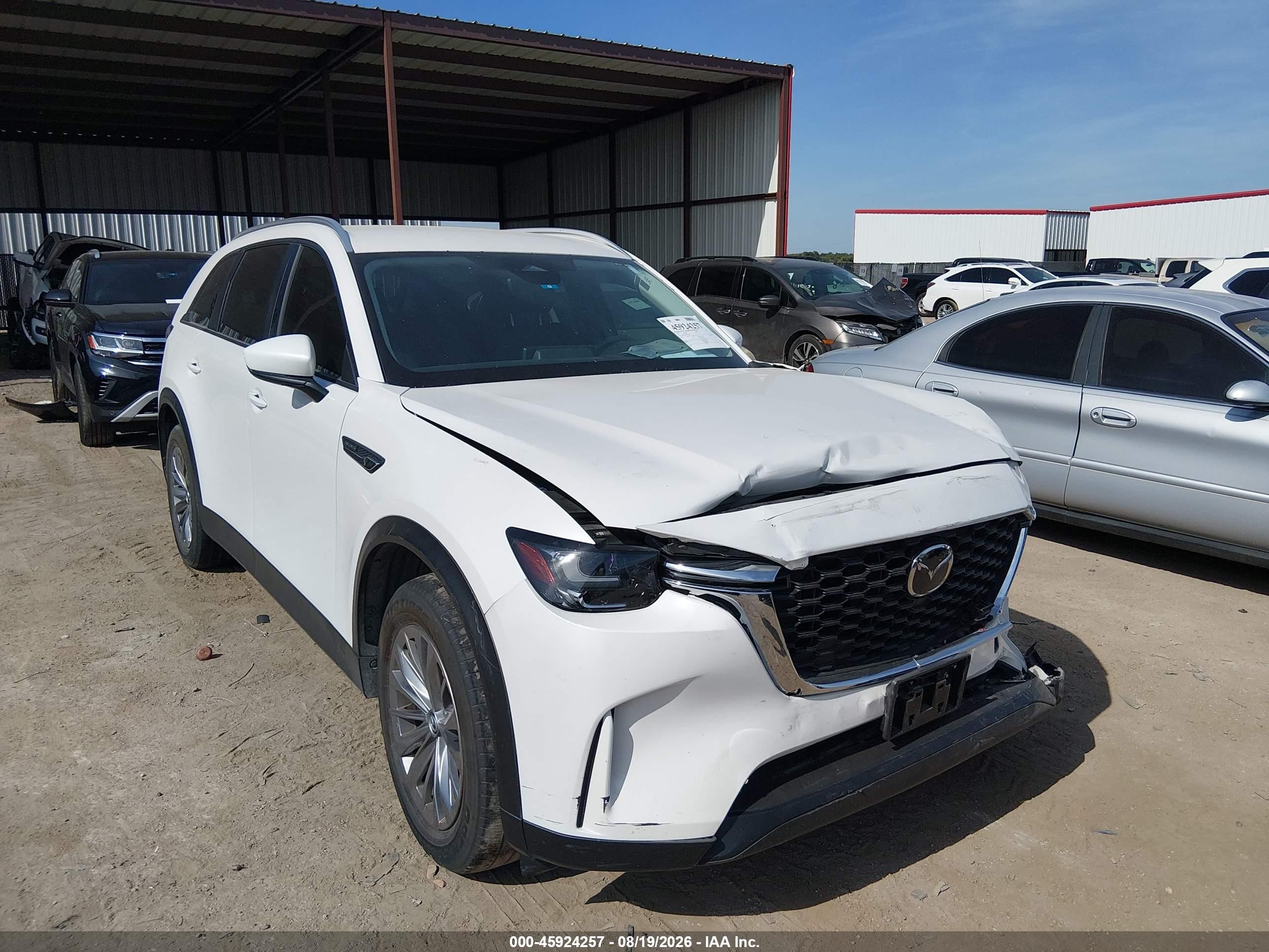 2025 Mazda CX-90 VIN JM3KKAHD6S1250024 — IAAI salvage auction photo