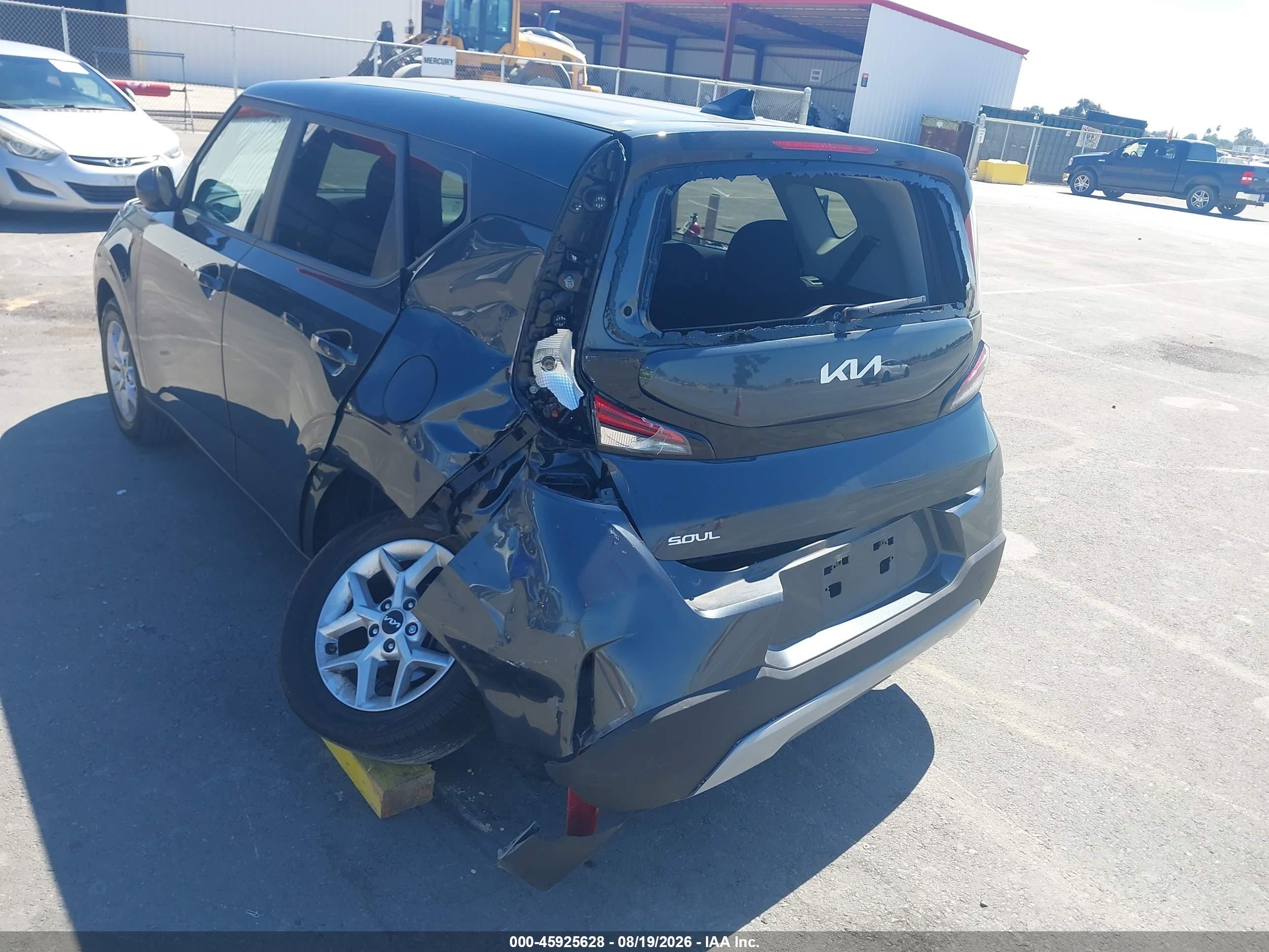 2025 Kia Soul VIN KNDJ23AU8S7255166 IAAI salvage auction — Rear End, Salvage (California), sold $4,350 on 2026-09-12 (photo 6)