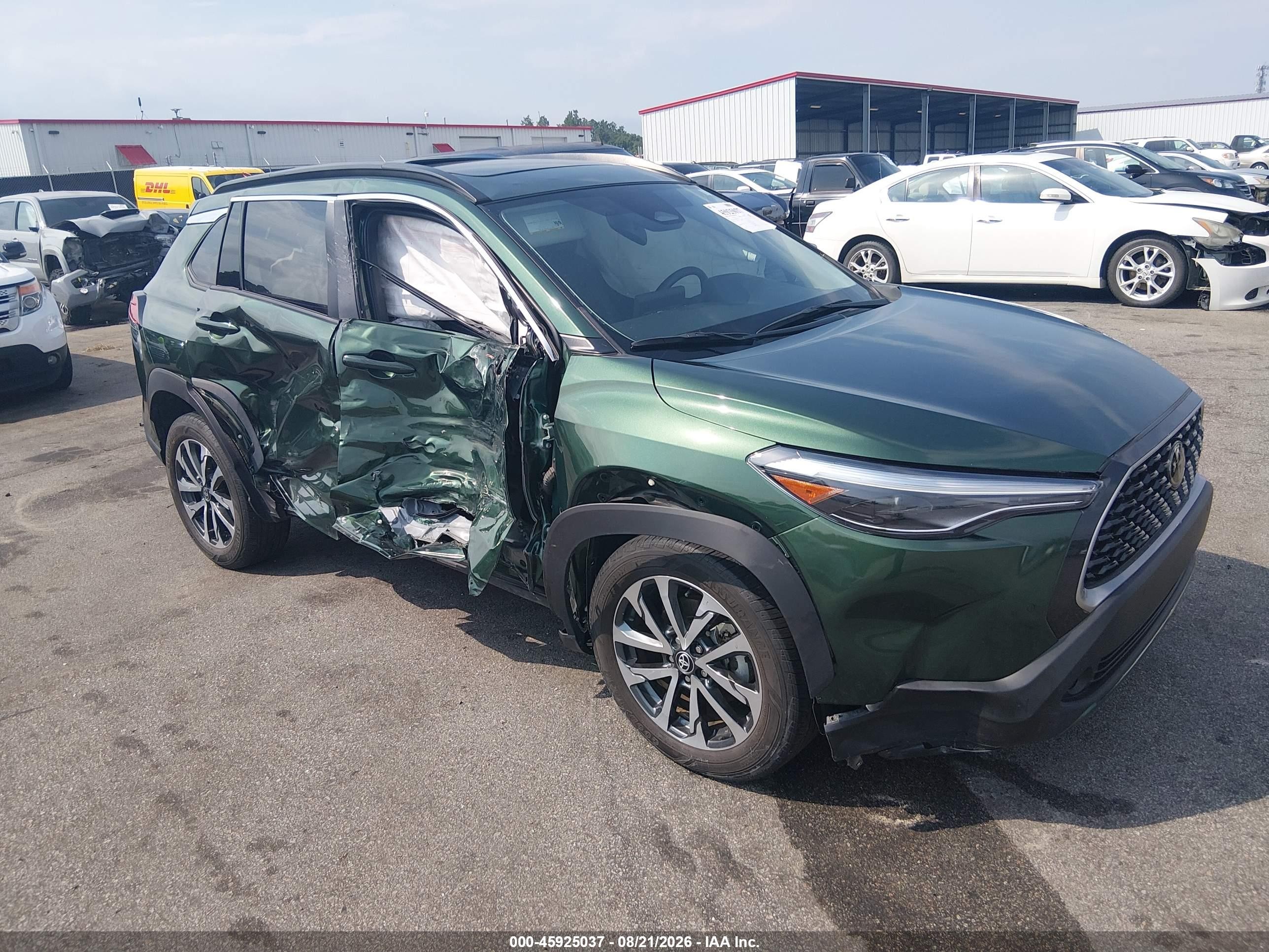 2023 Toyota Corolla Cross VIN 7MUDAAAG0PV037580 — IAAI salvage auction photo