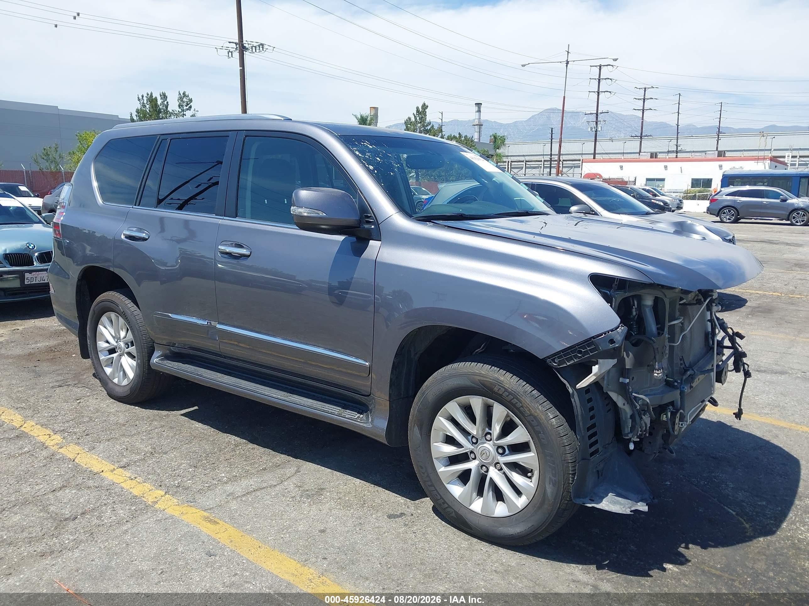 2019 Lexus GX 460 VIN JTJBM7FX9K5236580 — IAAI salvage auction photo