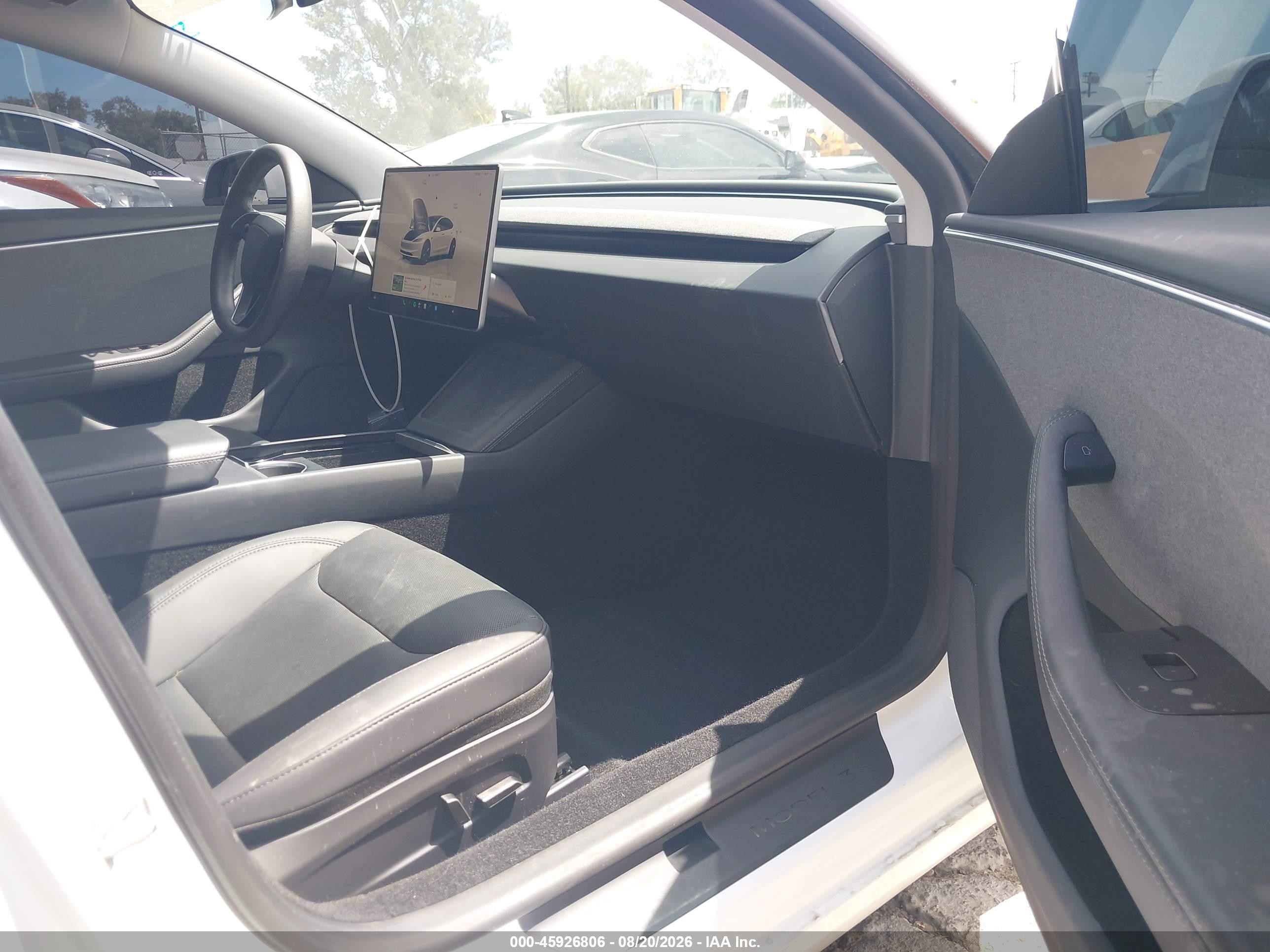 2024 Tesla Model 3 VIN 5YJ3E1EA8RF787915 IAAI salvage auction — Rear End, Salvage (California), sold $13,200 on 2026-09-29 (photo 5)