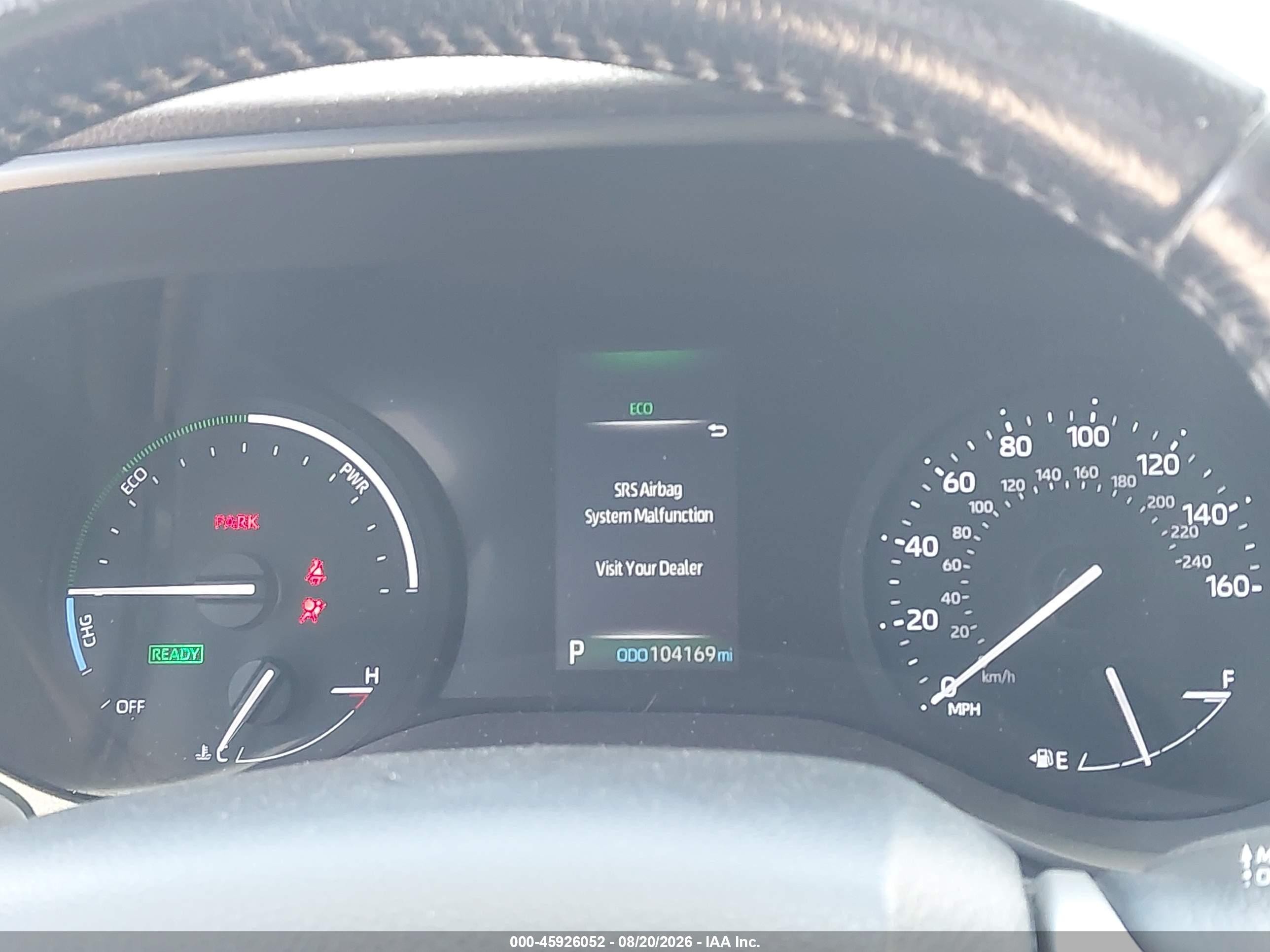 2021 Toyota Sienna VIN 5TDYRKEC2MS013746 IAAI salvage auction — Front End, Salvage (California), sold $12,300 on 2026-09-13 (photo 7)