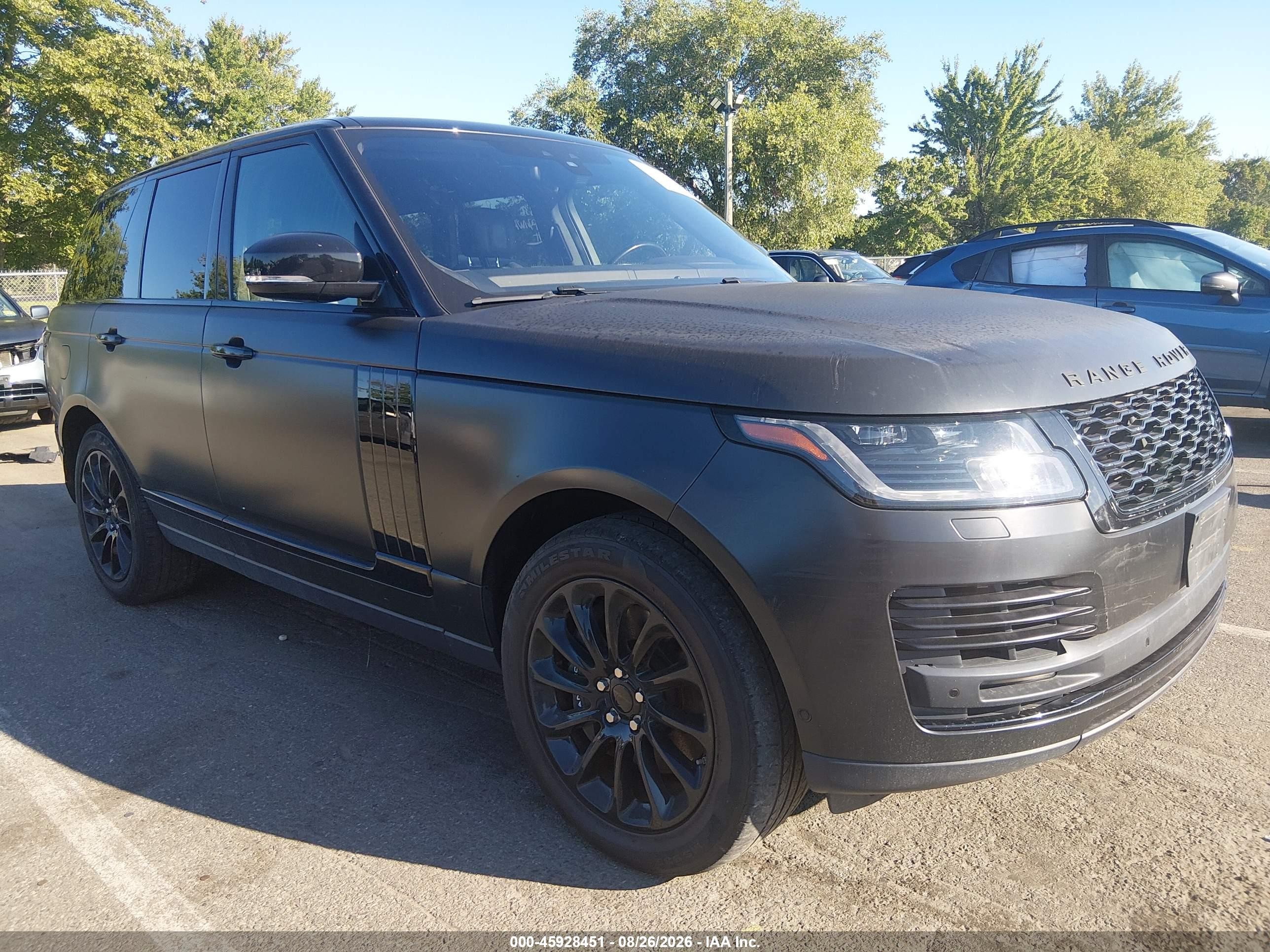 2020 Land Rover Range Rover VIN SALGS2RU8LA574248 — IAAI salvage auction photo