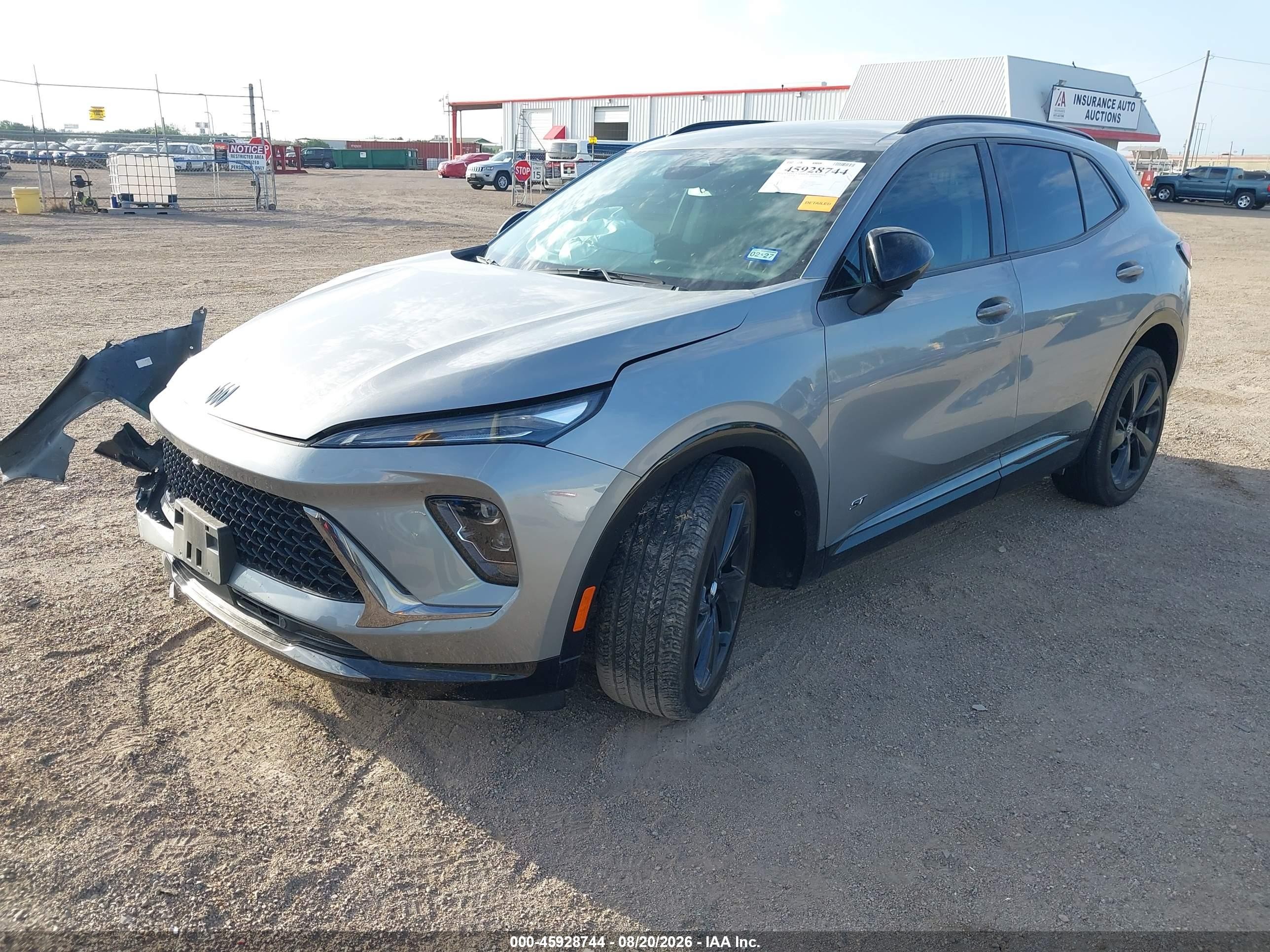 2024 Buick Envision VIN LRBFZPE40RD013579 IAAI salvage auction — Front End, Salvage (Texas), sold $6,600 on 2026-10-08 (photo 2)