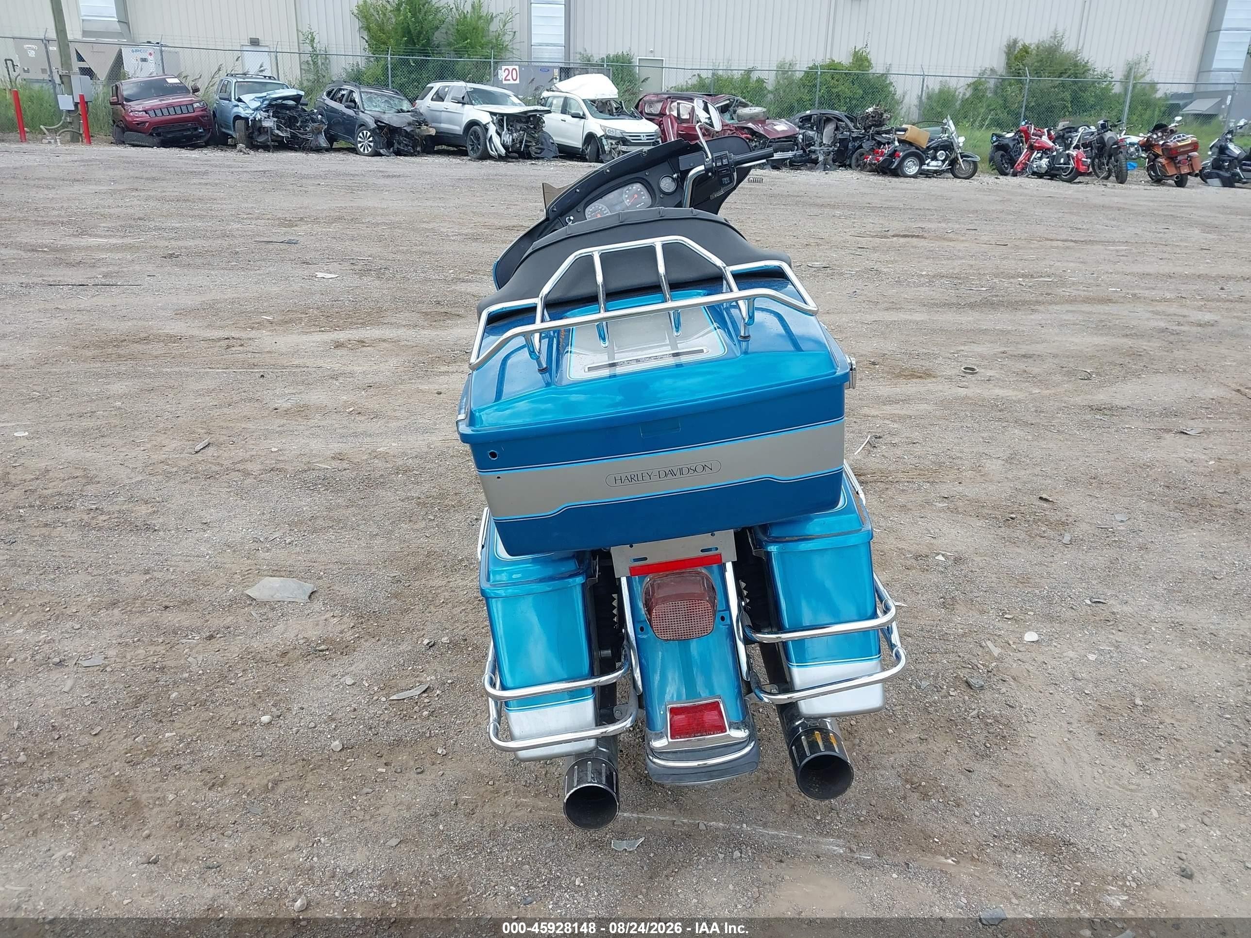 1995 Harley-davidson Electra glide VIN 1HD1DJL1XSY501306 IAAI salvage auction — Front End, Clear (Michigan), sold $750 on 2026-09-14 (photo 6)