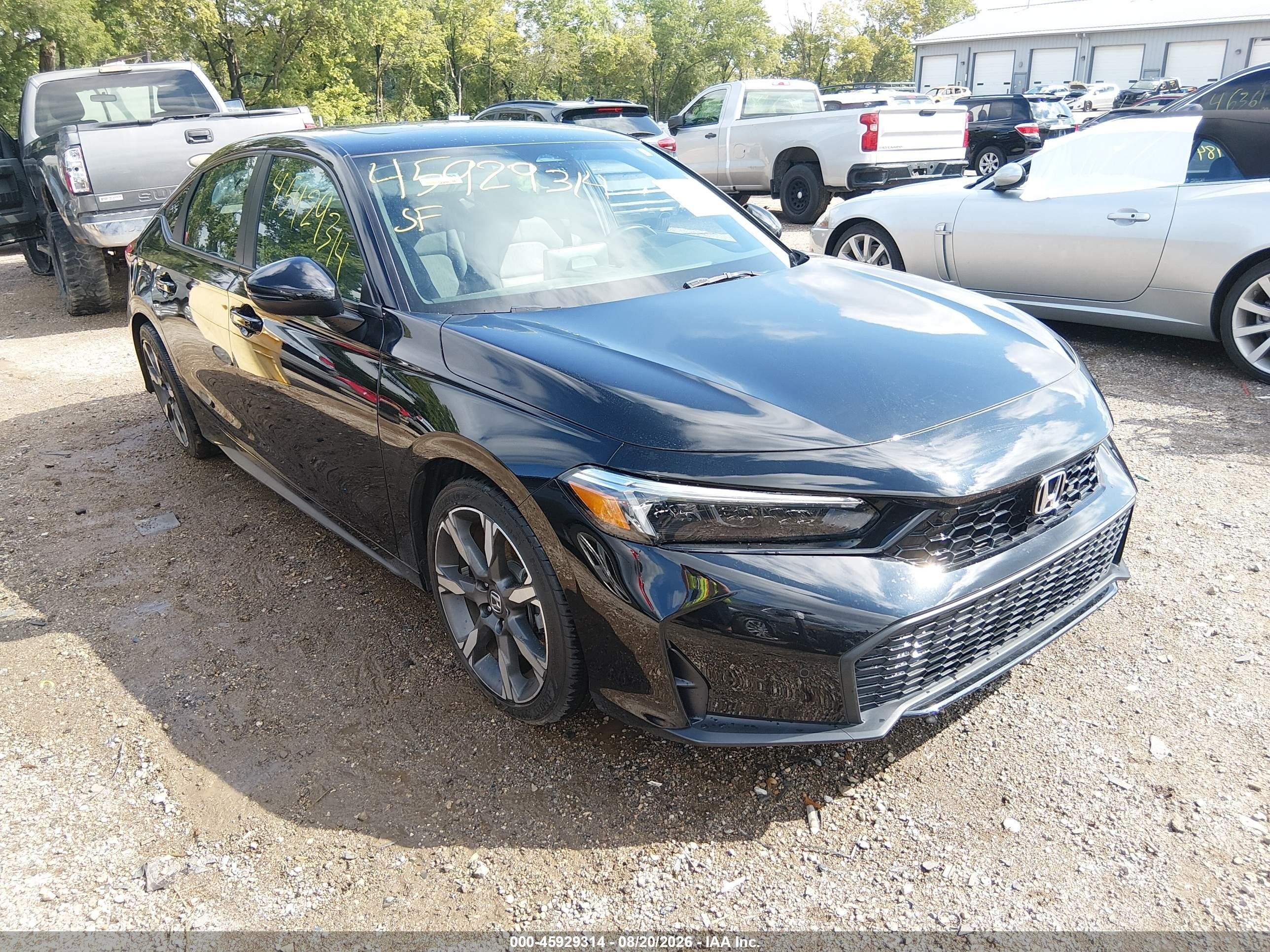 2025 Honda Civic Hybrid VIN 19XFL4H93SE008731 — IAAI salvage auction photo
