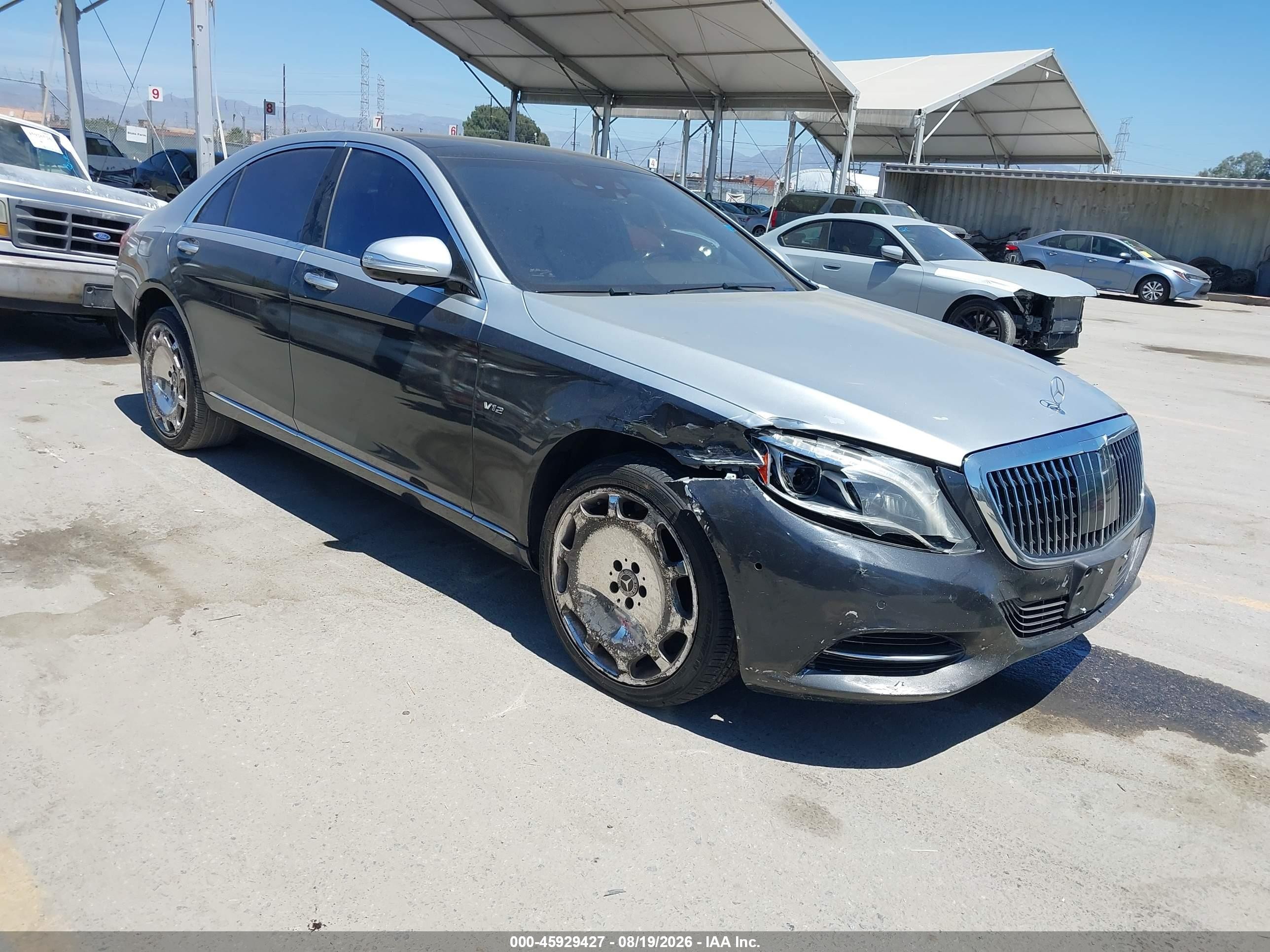 2014 Mercedes-Benz S-Class VIN WDDUG8CBXEA040117 — IAAI salvage auction photo