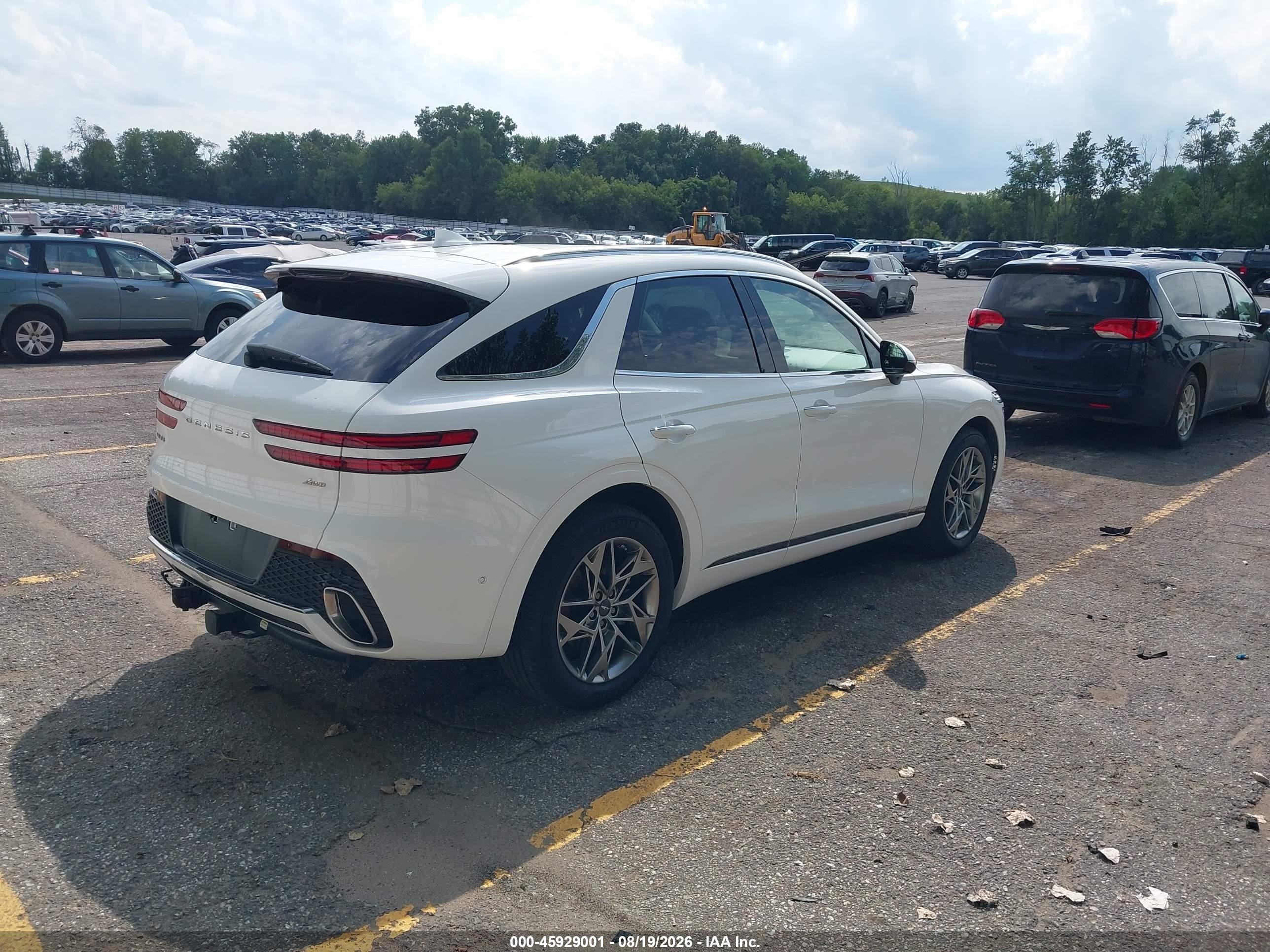 2022 Genesis Gv70 VIN KMUMADTB4NU070648 IAAI salvage auction — Rear End, Salvage (Michigan), sold $13,200 on 2026-09-05 (photo 4)