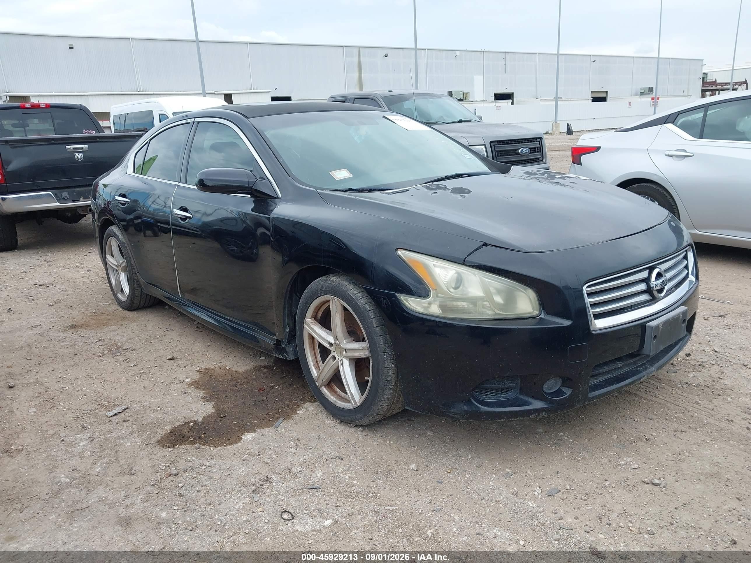 2012 Nissan Maxima VIN 1N4AA5AP0CC824115 IAAI salvage auction — Repossession, Nrc Lienholder Repossession Paperwork (Texas), sold $650 on 2026-09-10 (photo 1)