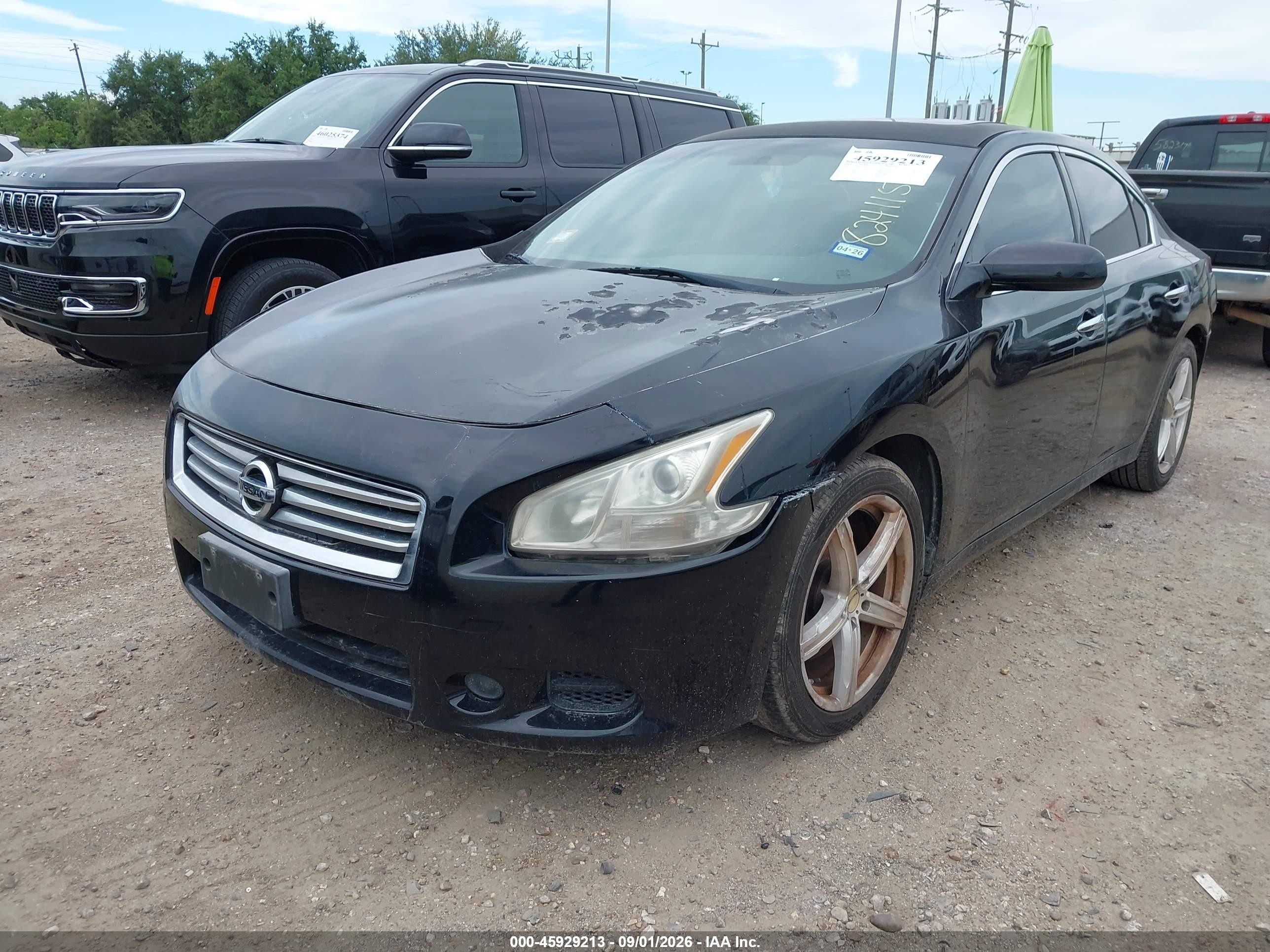 2012 Nissan Maxima VIN 1N4AA5AP0CC824115 IAAI salvage auction — Repossession, Nrc Lienholder Repossession Paperwork (Texas), sold $650 on 2026-09-10 (photo 6)