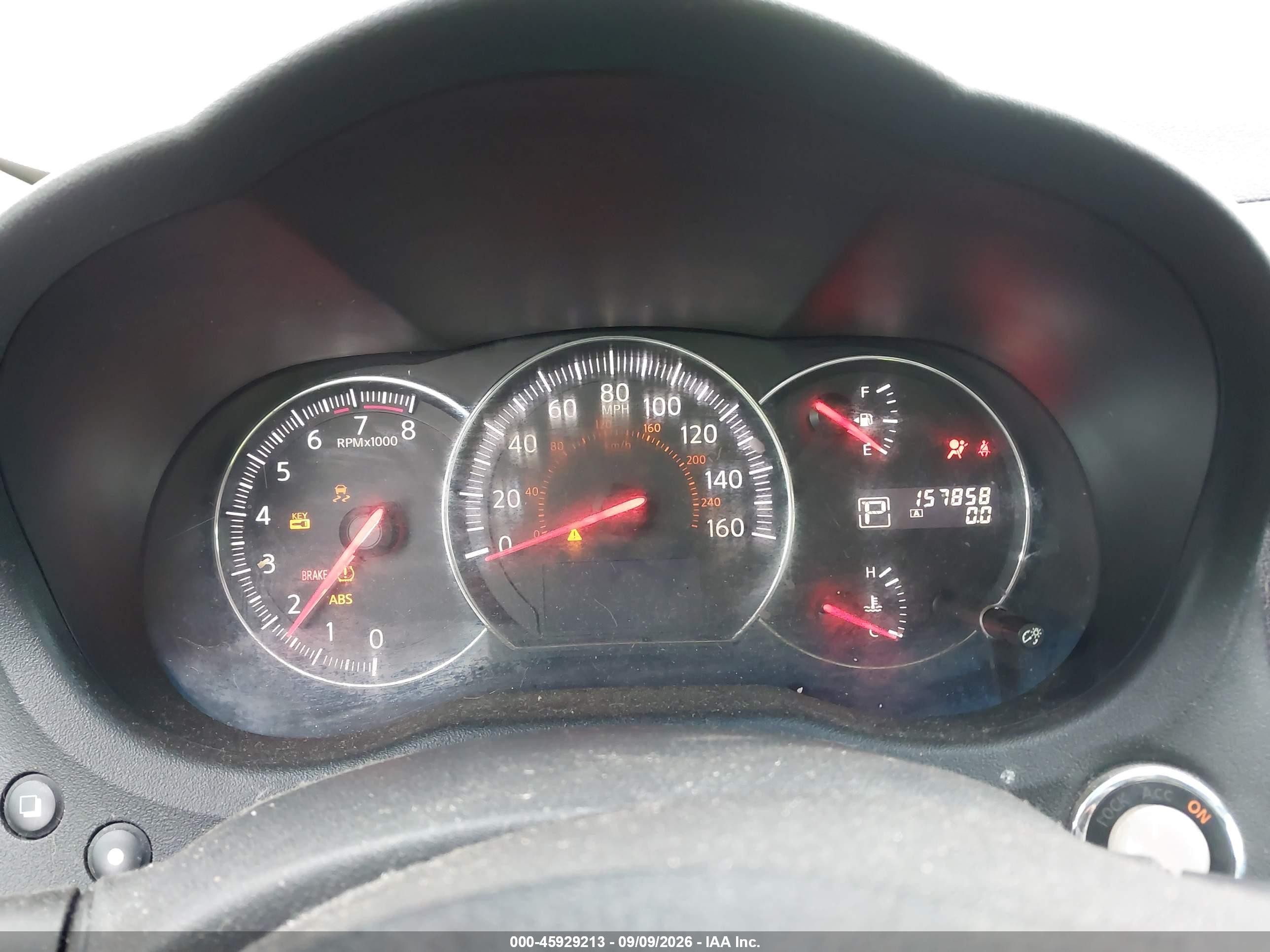 2012 Nissan Maxima VIN 1N4AA5AP0CC824115 IAAI salvage auction — Repossession, Nrc Lienholder Repossession Paperwork (Texas), sold $650 on 2026-09-10 (photo 7)