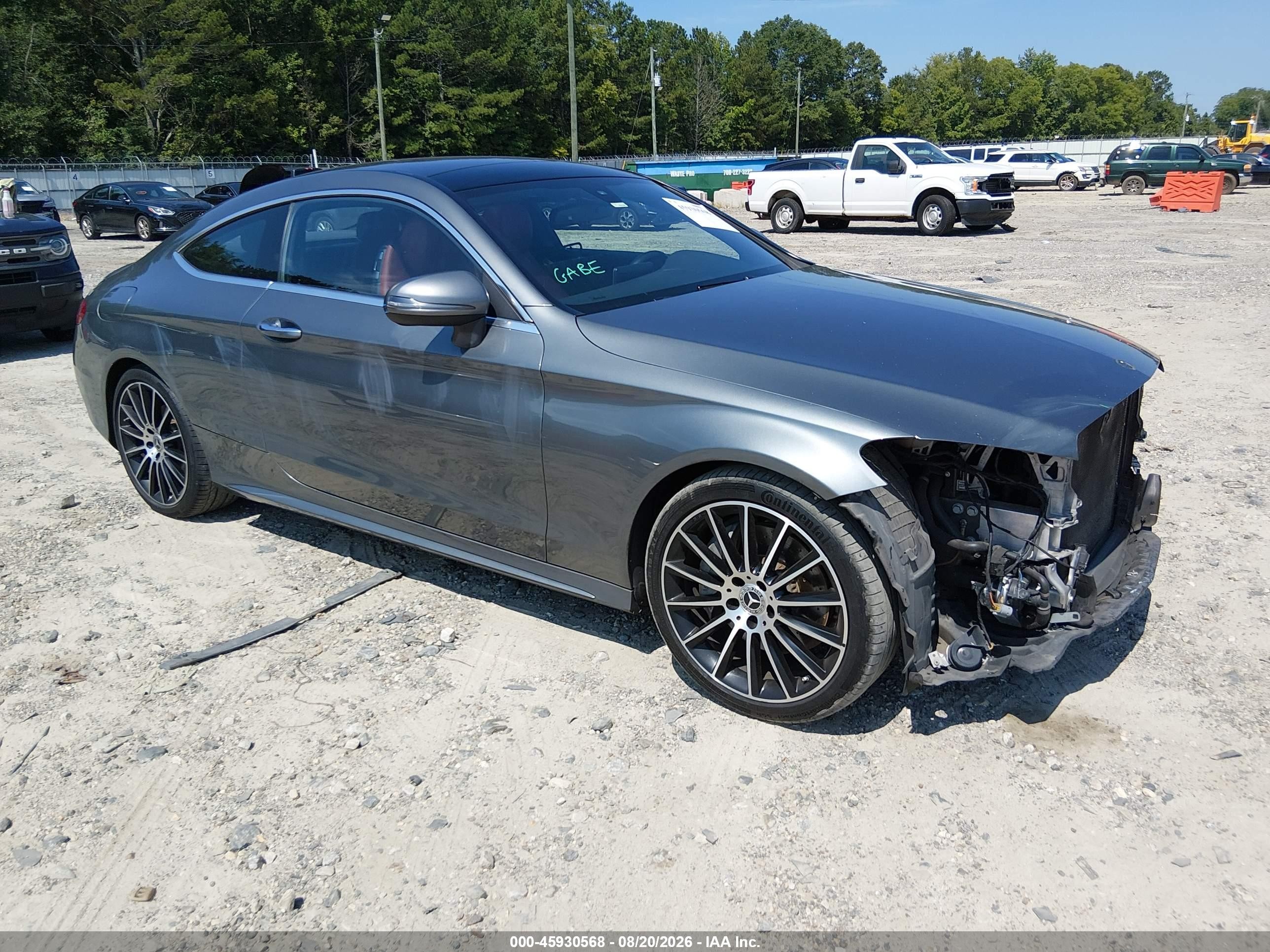 2018 Mercedes-Benz C-Class VIN WDDWJ4JB7JF684077 — IAAI salvage auction photo