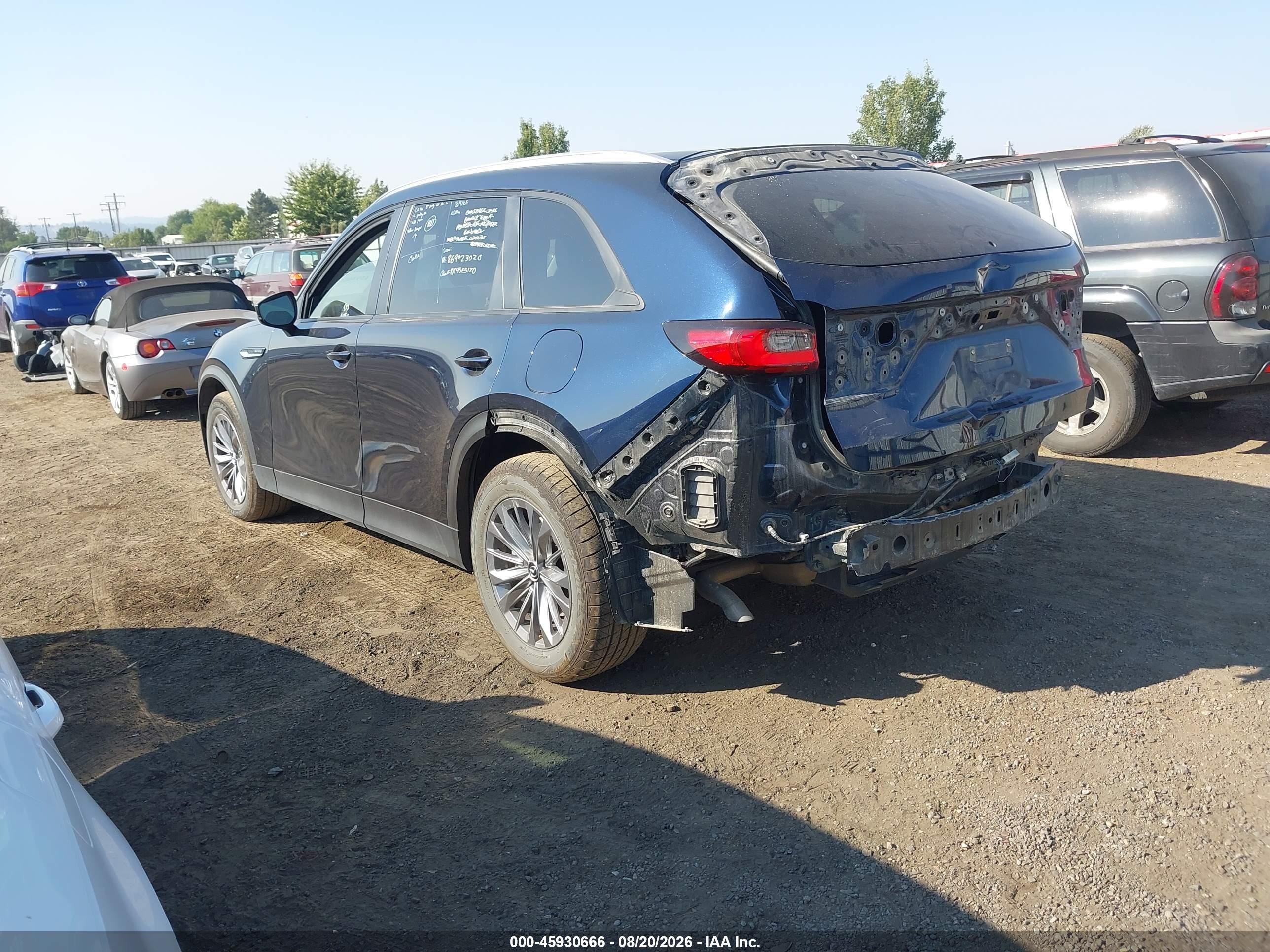 2026 Mazda Cx-90 VIN JM3KKAHD8T1355133 IAAI salvage auction — Rear End, Enterprise Vehicles Clear Only (Nevada), sold $15,600 on 2026-08-23 (photo 3)