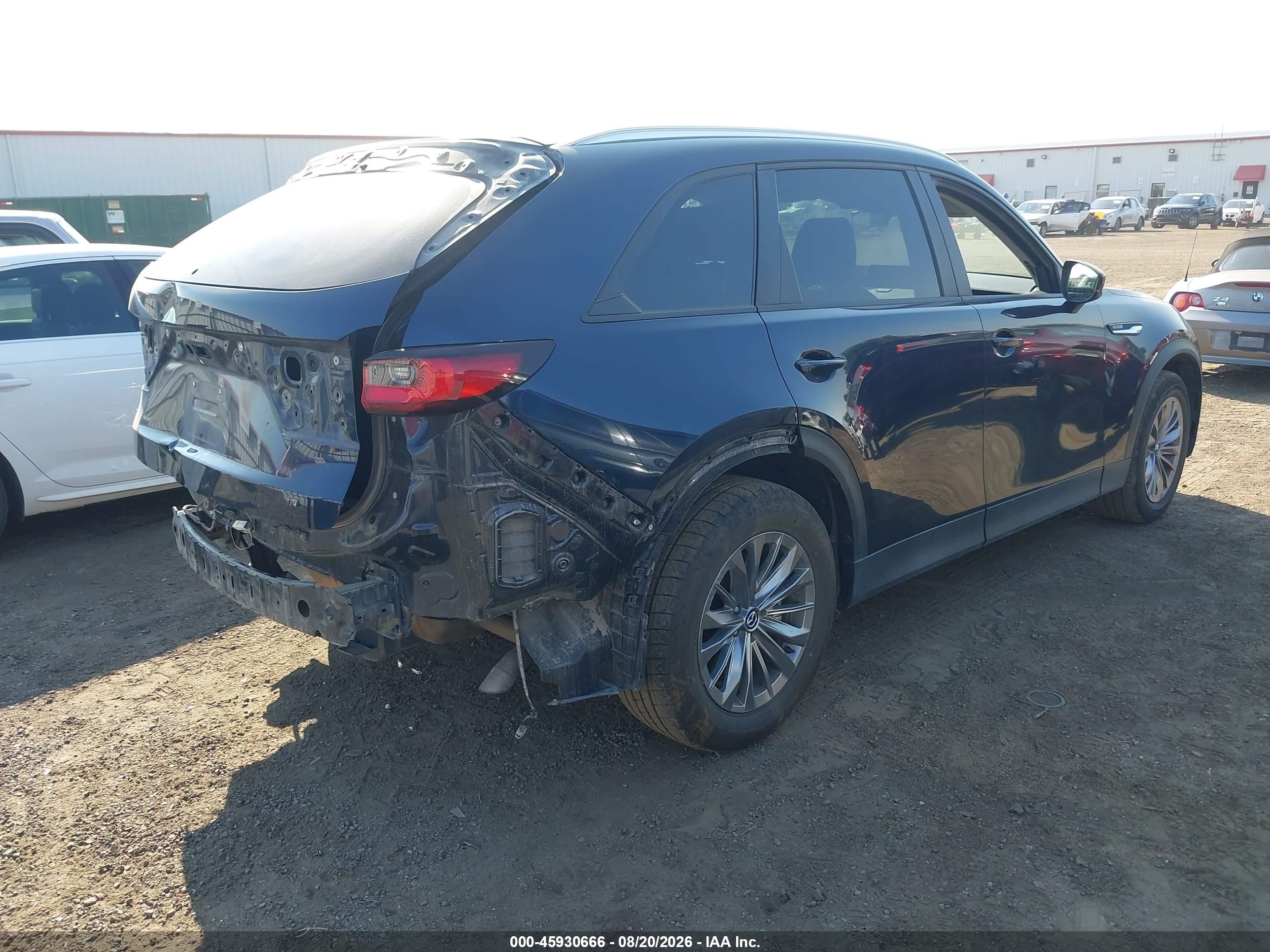 2026 Mazda Cx-90 VIN JM3KKAHD8T1355133 IAAI salvage auction — Rear End, Enterprise Vehicles Clear Only (Nevada), sold $15,600 on 2026-08-23 (photo 4)