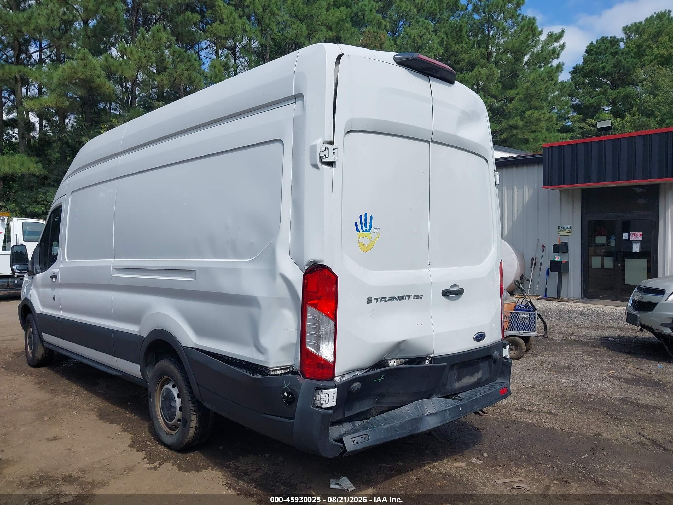 2019 Ford Transit VIN 1FTYR3XM8KKA81663 IAAI salvage auction — Rear End, Salvage (Virginia), sold $4,400 on 2026-09-06 (photo 6)