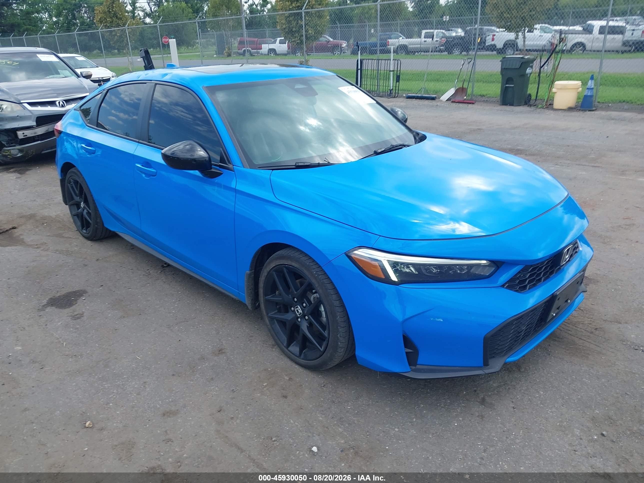 2025 Honda Civic Hybrid VIN 19XFL4H88SE007310 — IAAI salvage auction photo
