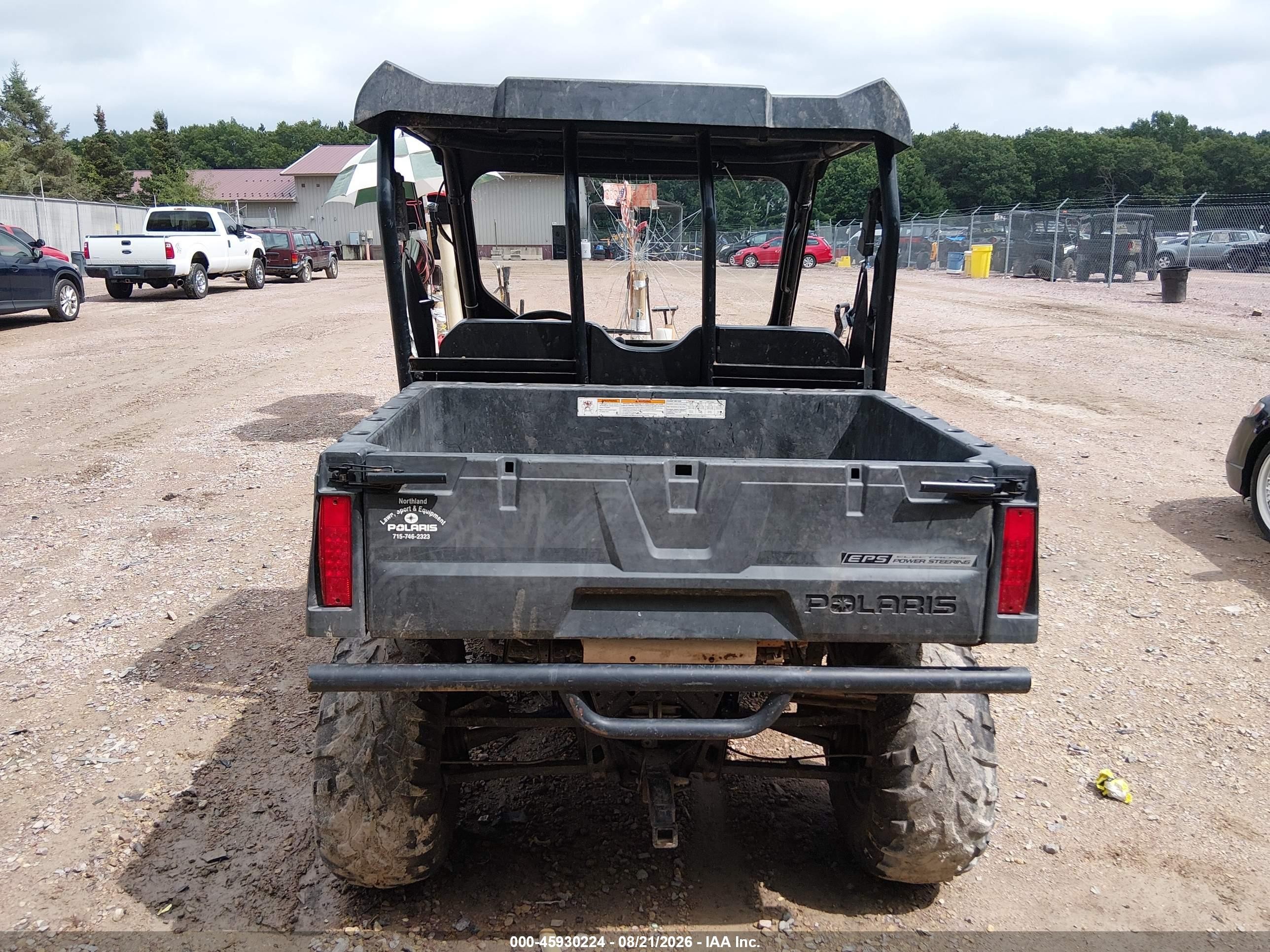 2014 Polaris Ranger VIN 4XARH6EA5EE238173 IAAI salvage auction — Rollover, Bill Of Sale (Wisconsin), sold $2,350 on 2026-09-29 (photo 6)