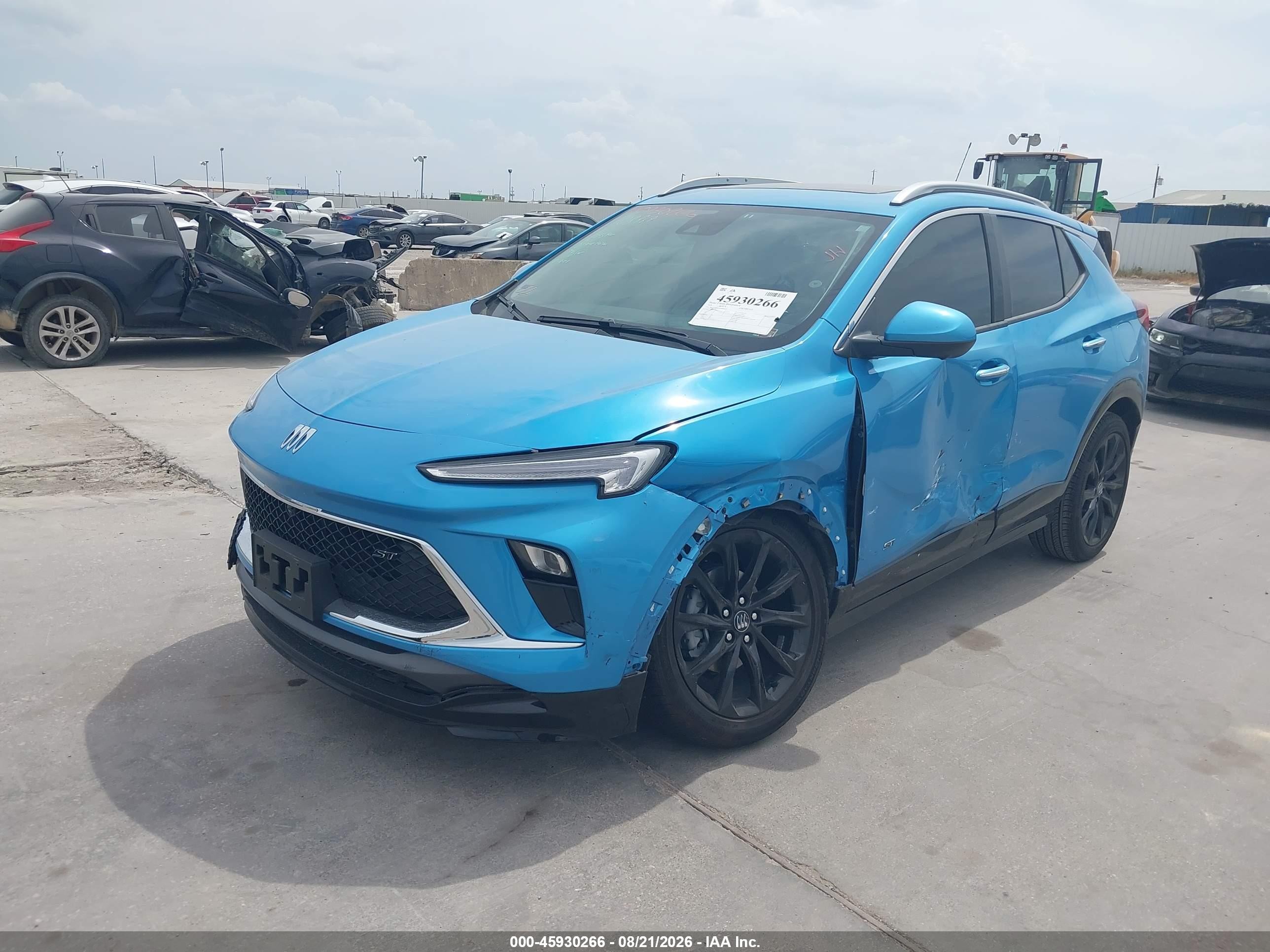 2026 Buick Encore gx VIN KL4AMDSL8TB006638 IAAI salvage auction — Side, Original (Texas), sold $6,800 on 2026-09-19 (photo 2)