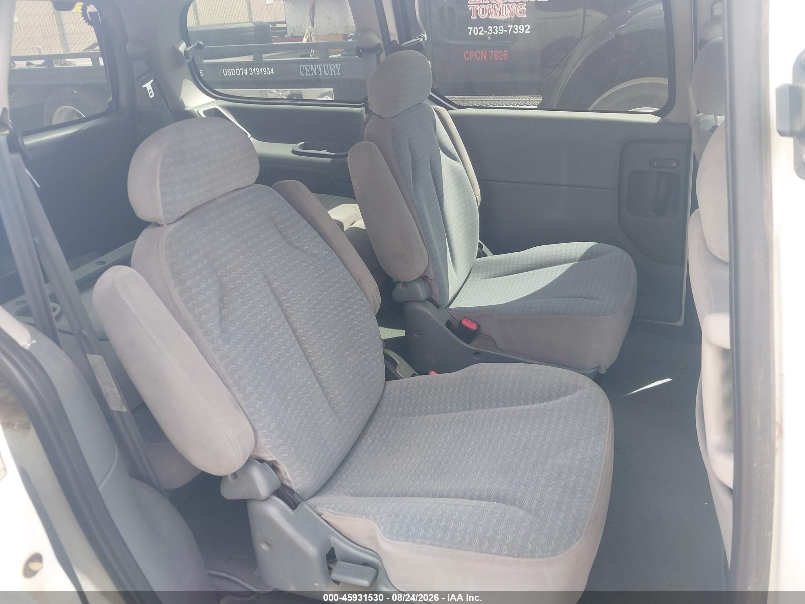 2000 Mercury Villager VIN 4M2XV12T5YDJ14457 IAAI salvage auction — Normal Wear, Regular (Nevada), sold $25 on 2026-08-28 (photo 8)