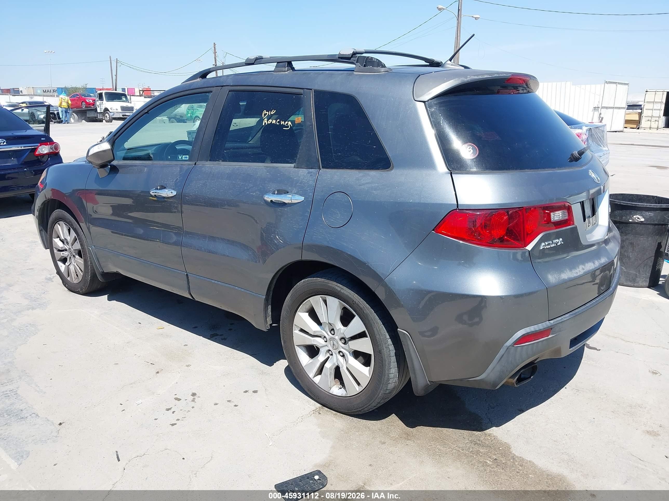 2012 Acura Rdx VIN 5J8TB2H22CA003278 IAAI salvage auction — Normal Wear, Clear - Dealer Only (California), sold $700 on 2026-09-02 (photo 3)