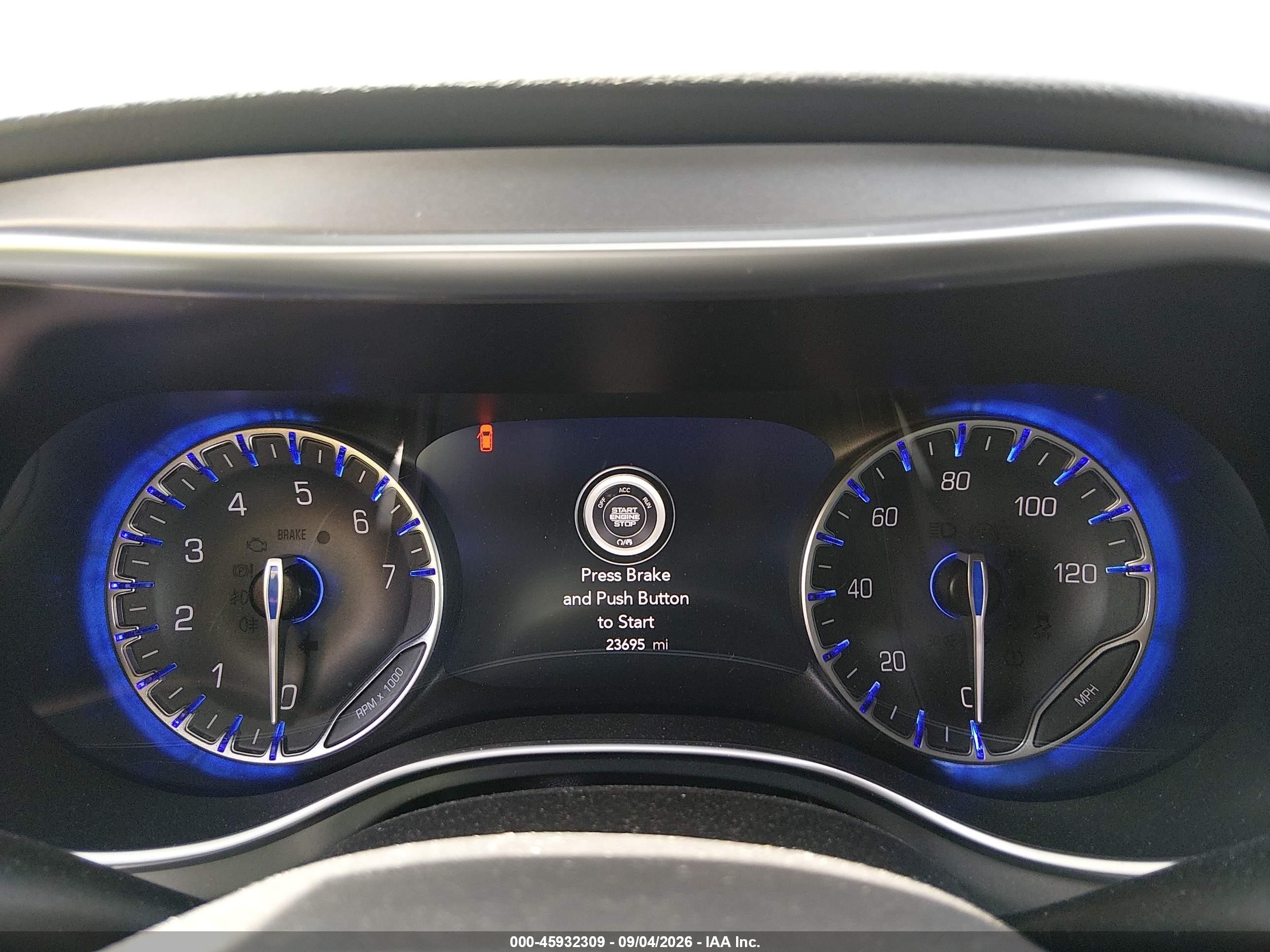2018 Chrysler Pacifica VIN 2C4RC1EG0JR332781 IAAI salvage auction — Front End, Salvage (Indiana), sold $2,700 on 2026-09-25 (photo 7)