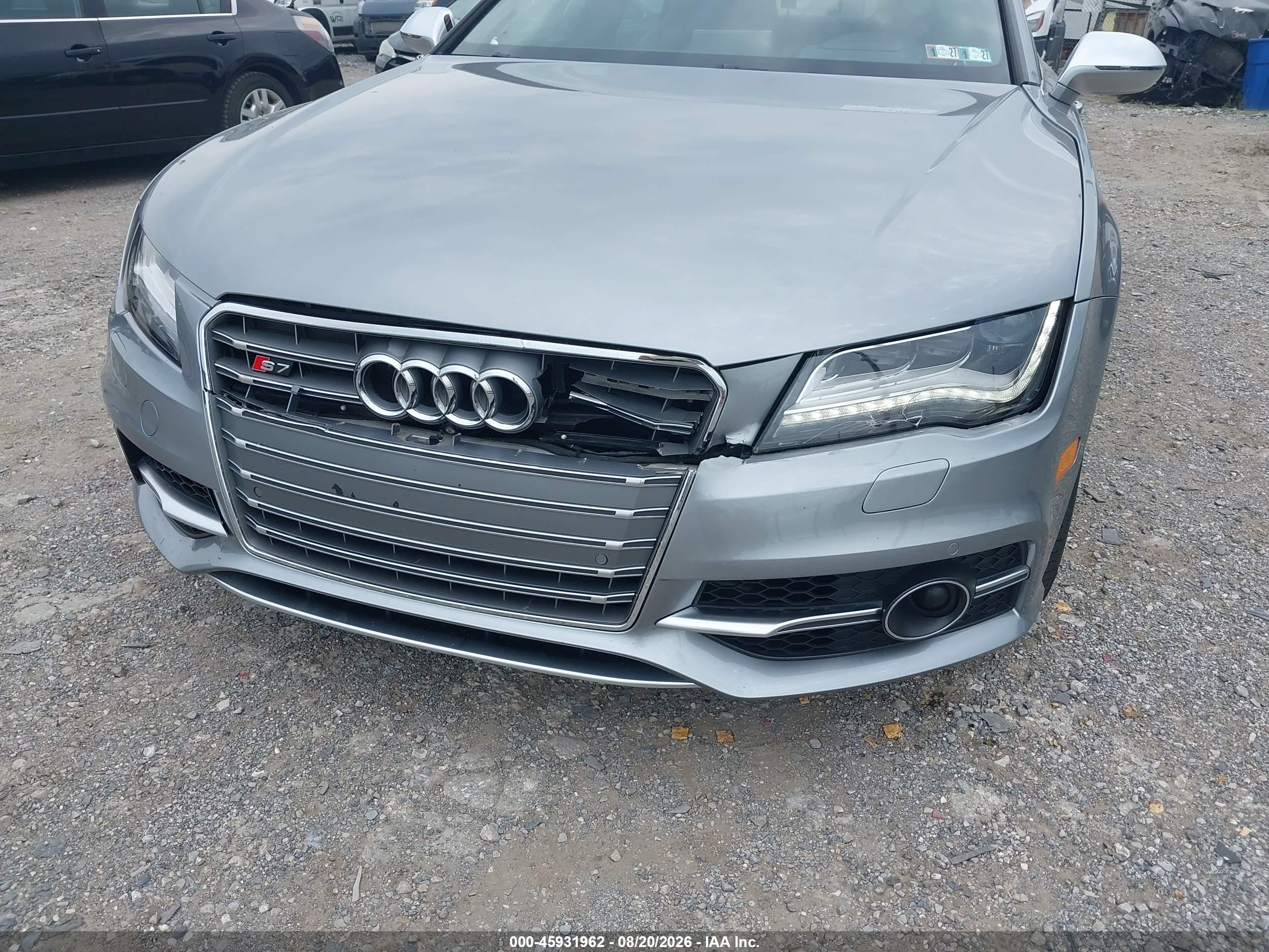 2015 Audi S7 VIN WAUW2AFC8FN003541 IAAI salvage auction — Front End, Salvage (Pennsylvania), sold $7,200 on 2026-09-13 (photo 6)