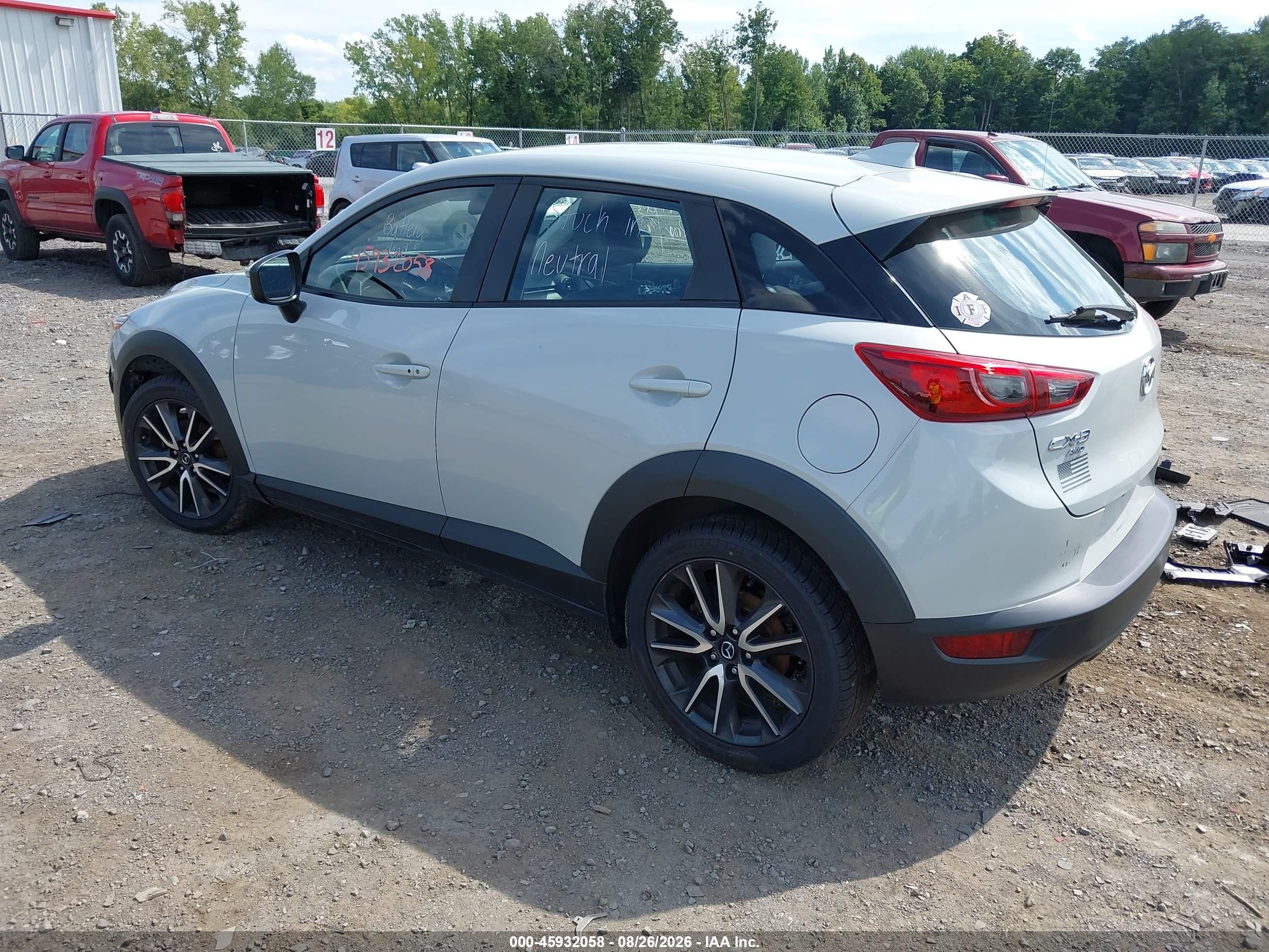 2018 Mazda Cx-3 VIN JM1DKFC75J0316339 IAAI salvage auction — Unknown, Mv-907A (New York), sold $2,050 on 2026-09-11 (photo 3)