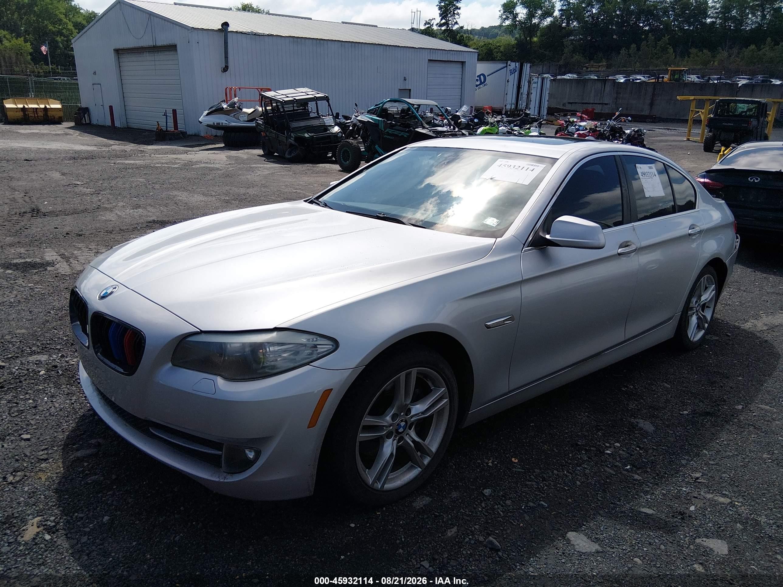 2011 BMW 5 series VIN WBAFR1C55BC737268 IAAI salvage auction — Rear End, Salvage (Pennsylvania), sold $350 on 2026-09-08 (photo 2)