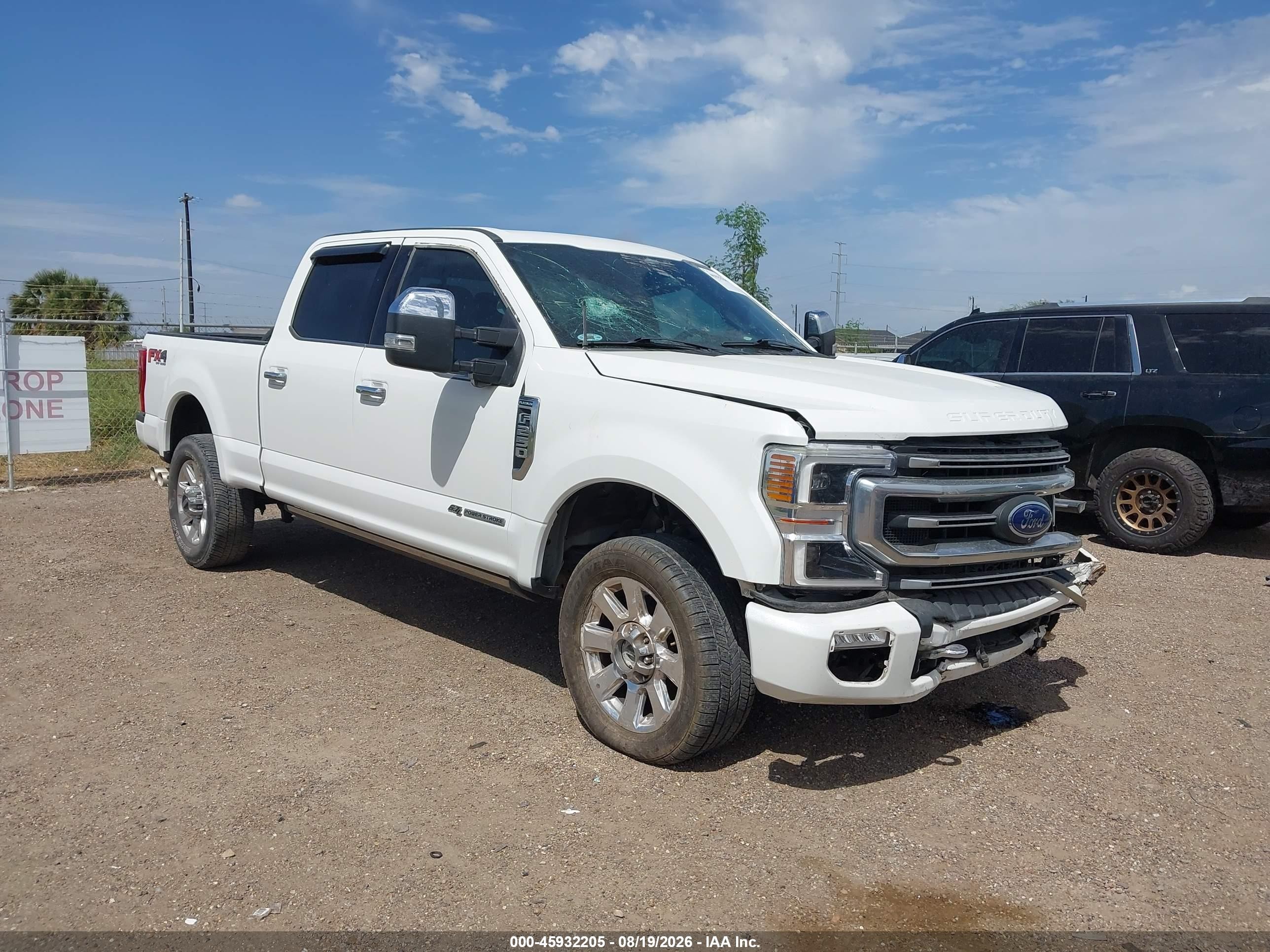 2020 Ford F-250 VIN 1FT8W2BT4LEE17990 — IAAI salvage auction photo