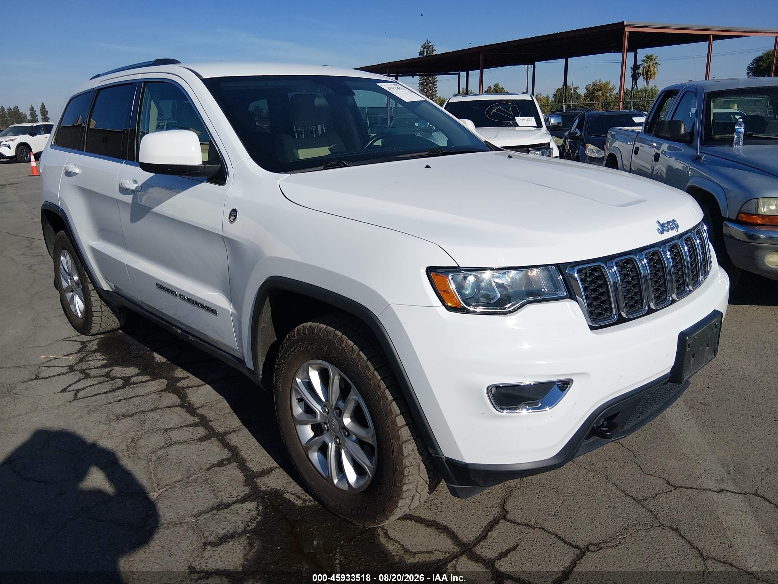 2021 Jeep Grand Cherokee VIN 1C4RJFAG2MC742939 — IAAI salvage auction photo