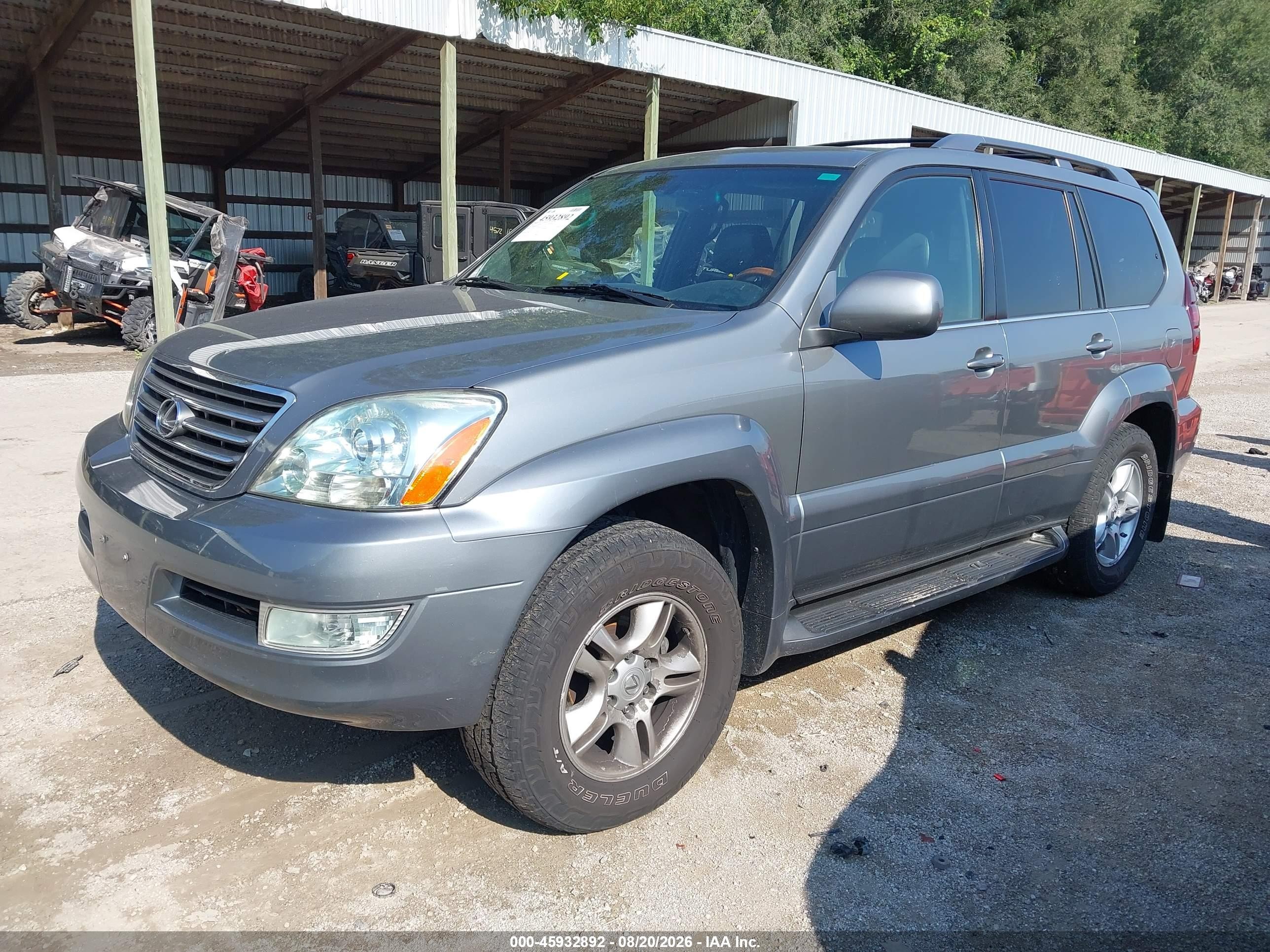 2006 Lexus Gx VIN JTJBT20X960111239 IAAI salvage auction — Normal Wear, Clear (Kansas), sold $3,600 on 2026-09-18 (photo 2)