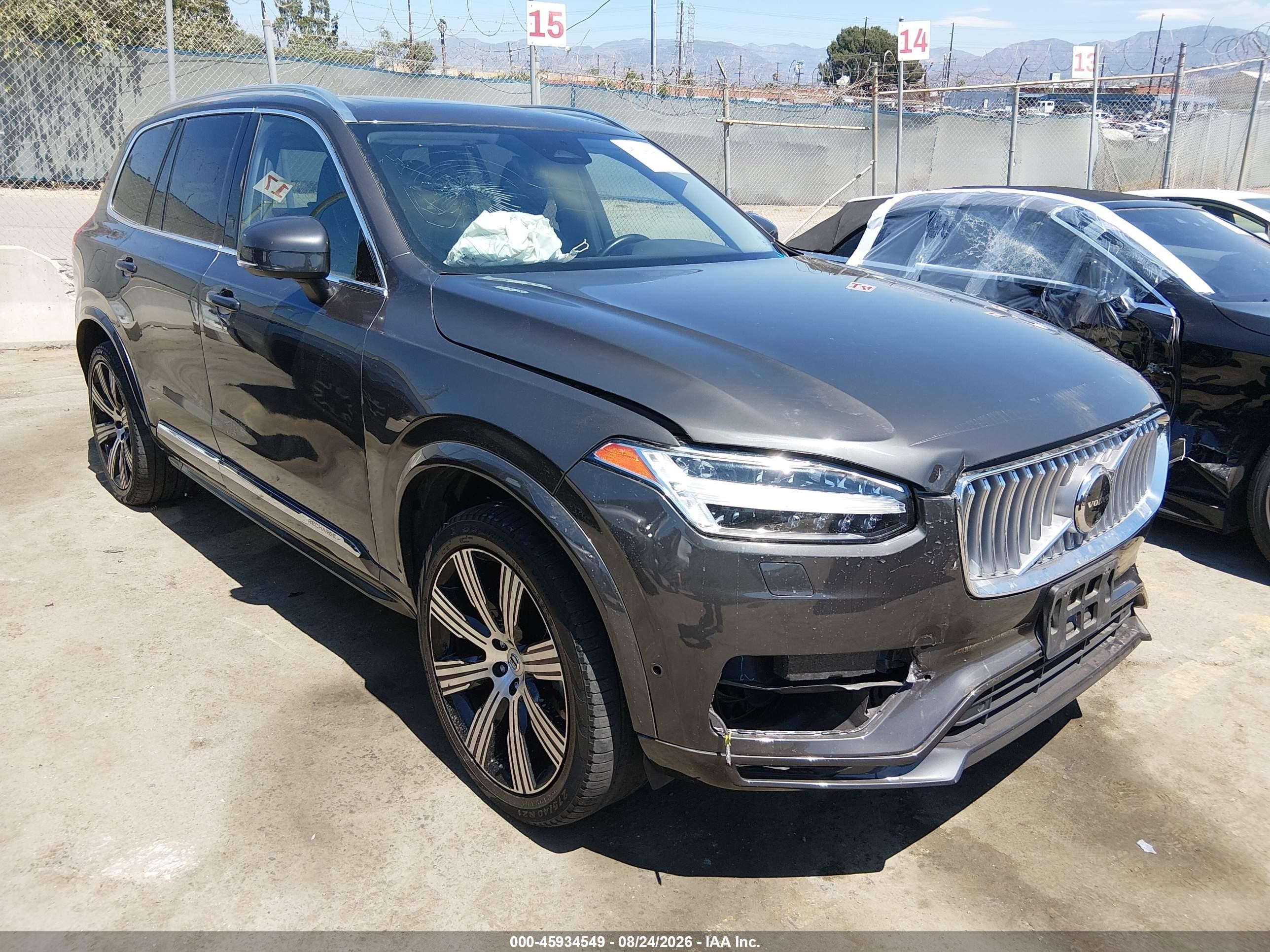 2024 Volvo XC90 Recharge VIN YV4H60CE4R1231867 — IAAI salvage auction photo