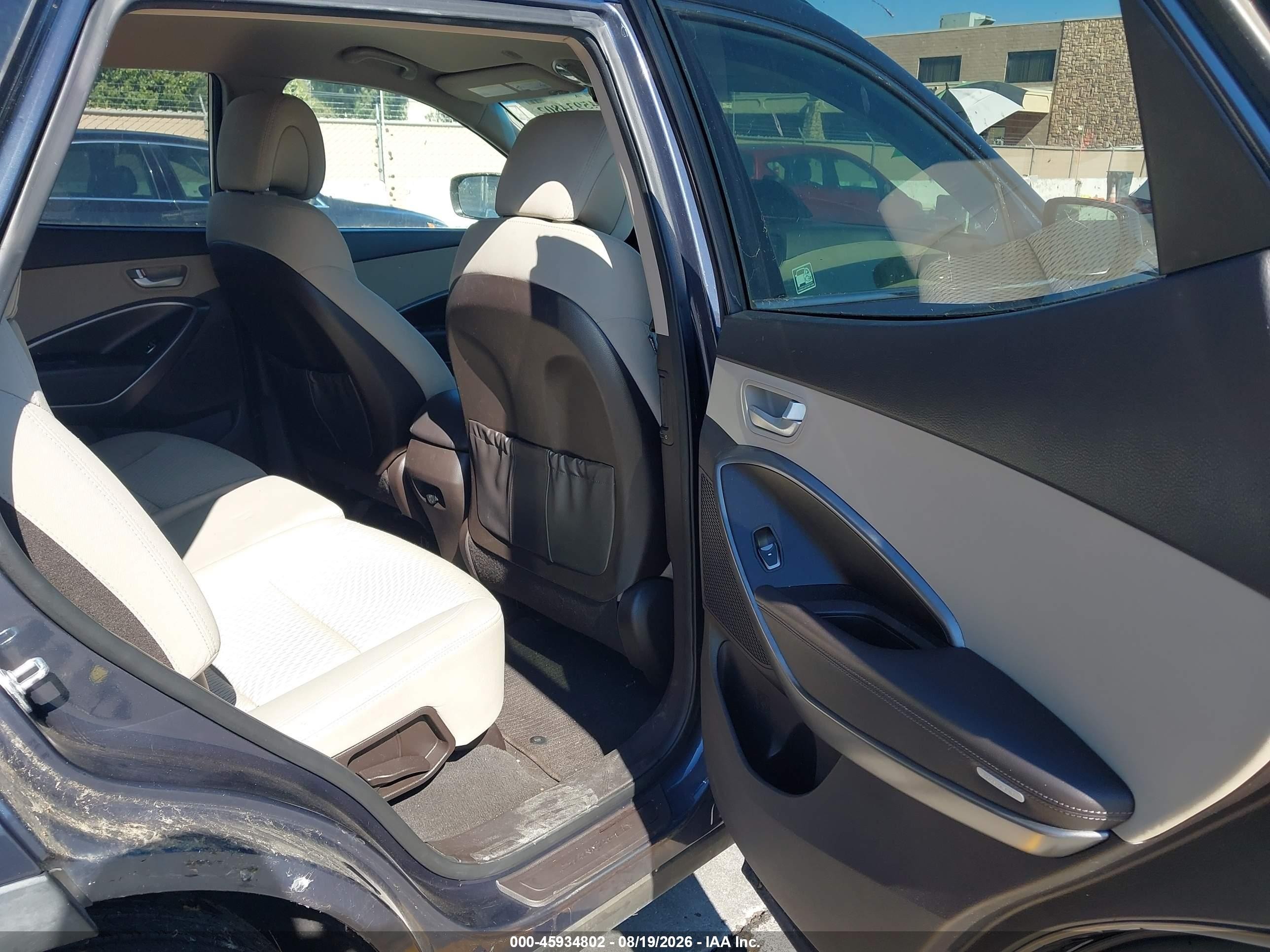2014 Hyundai VIN 5XYZU3LB8EG176466 IAAI salvage auction — Normal Wear, Clear - Dealer Only (California), sold $500 on 2026-09-08 (photo 8)