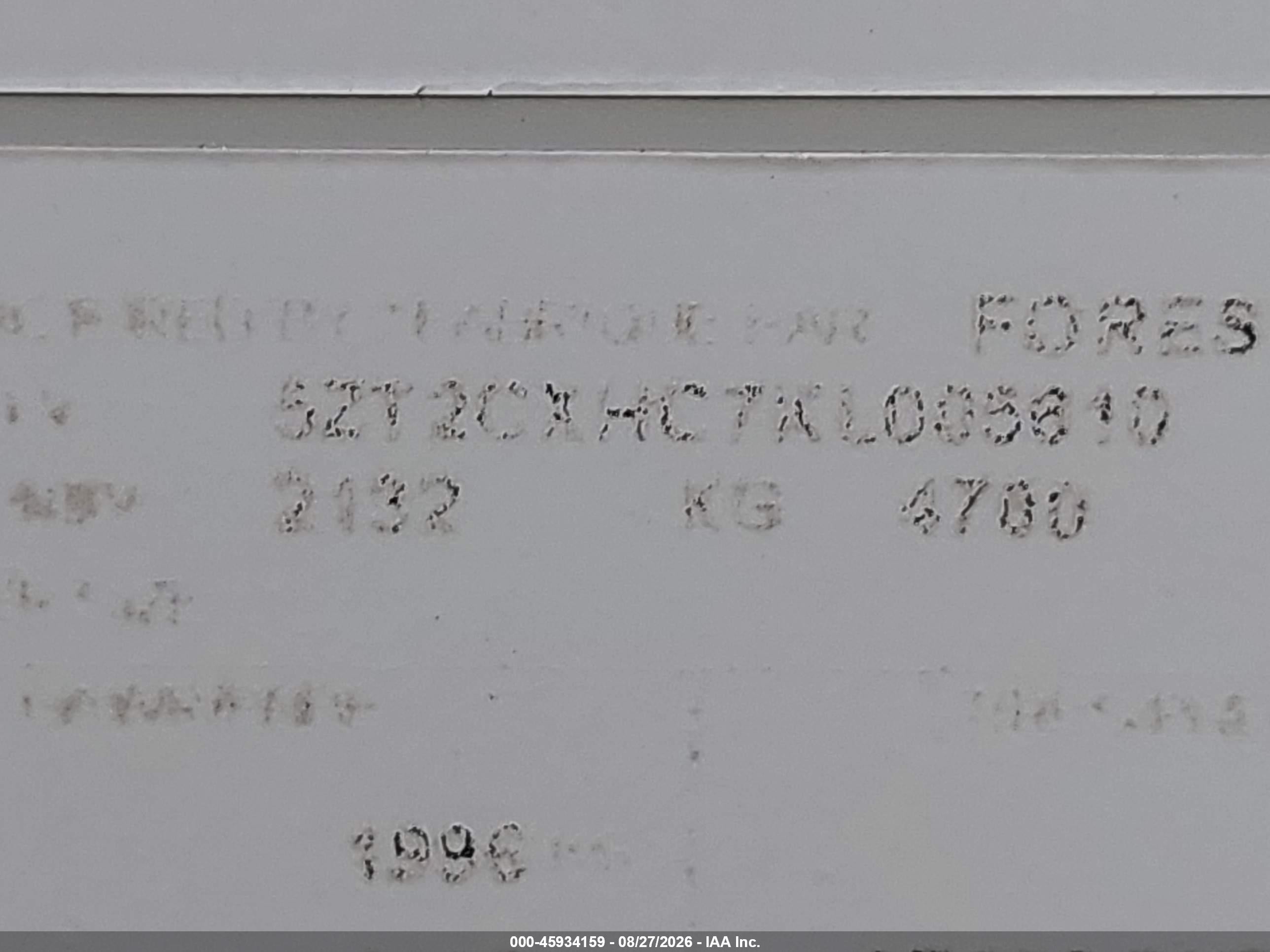 2019 Coachmen Apex VIN 5ZT2CXHC7KL005610 IAAI salvage auction — Water/Flood, Bill Of Sale (Georgia), sold $2,550 on 2026-10-01 (photo 9)