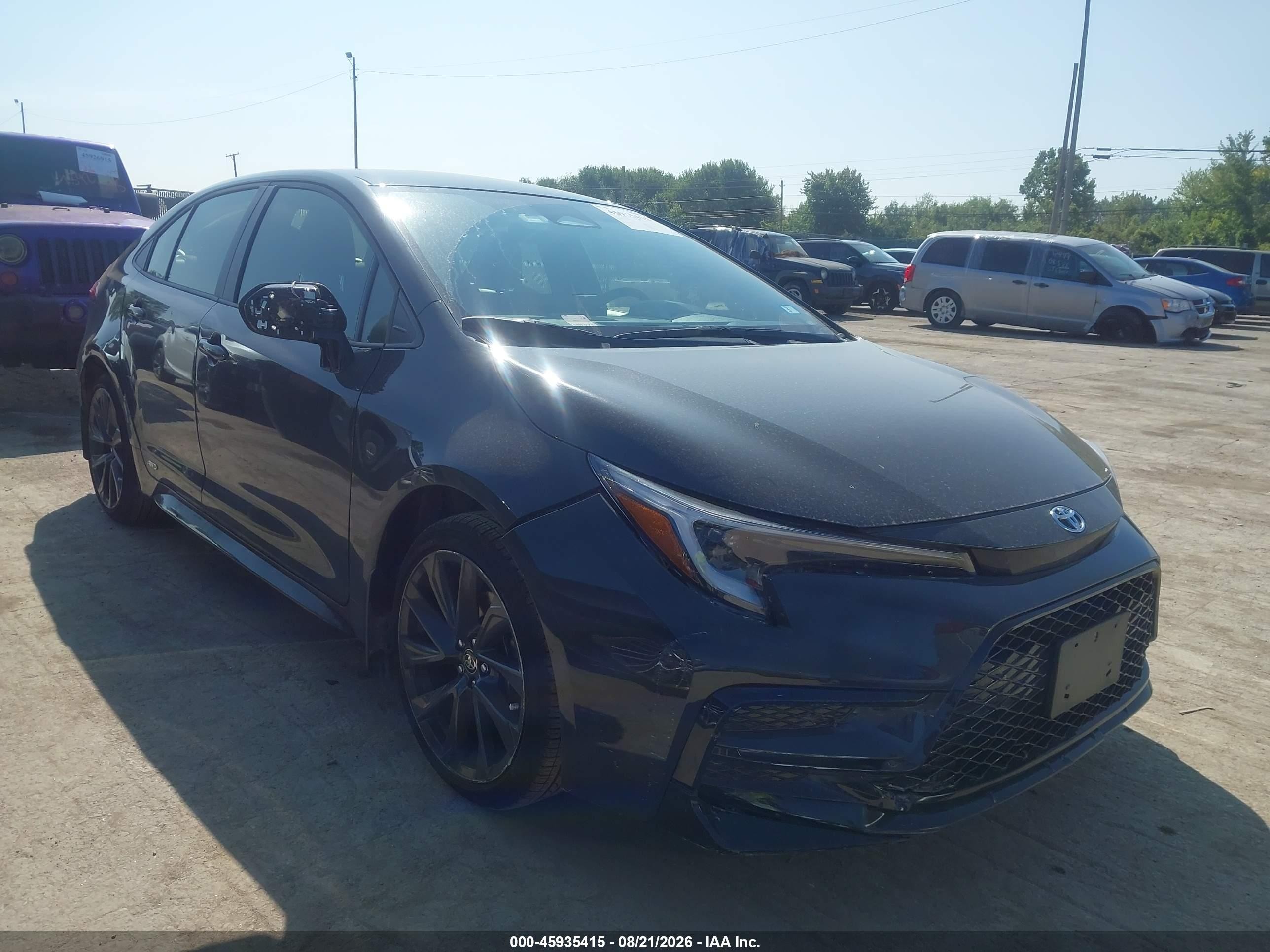 2026 Toyota Corolla VIN JTDBDMHE1T3028350 — IAAI salvage auction photo