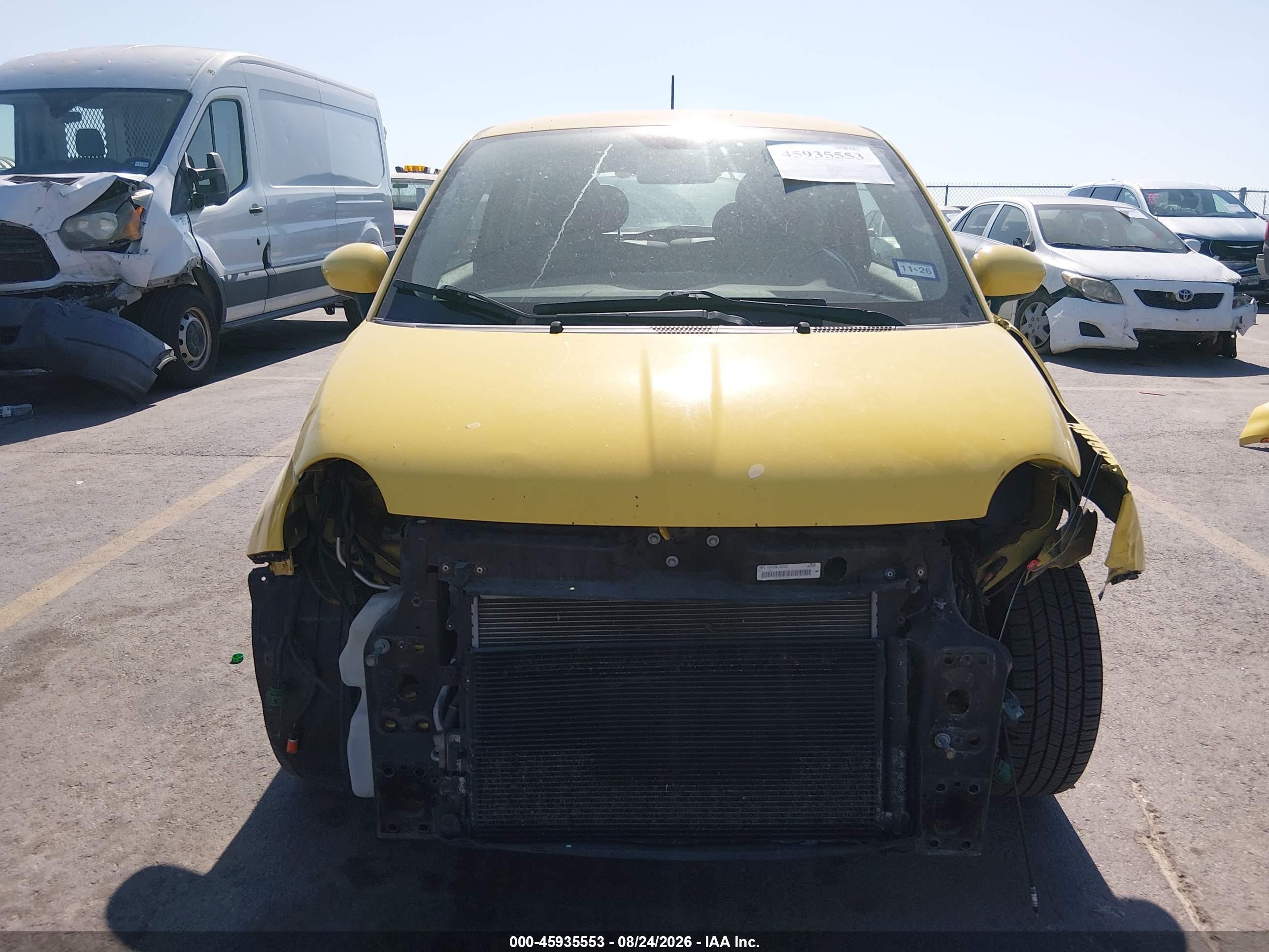2012 Fiat 500 VIN 3C3CFFAR5CT127446 IAAI salvage auction — Front End, Salvage (Texas), sold $550 on 2026-09-14 (photo 6)