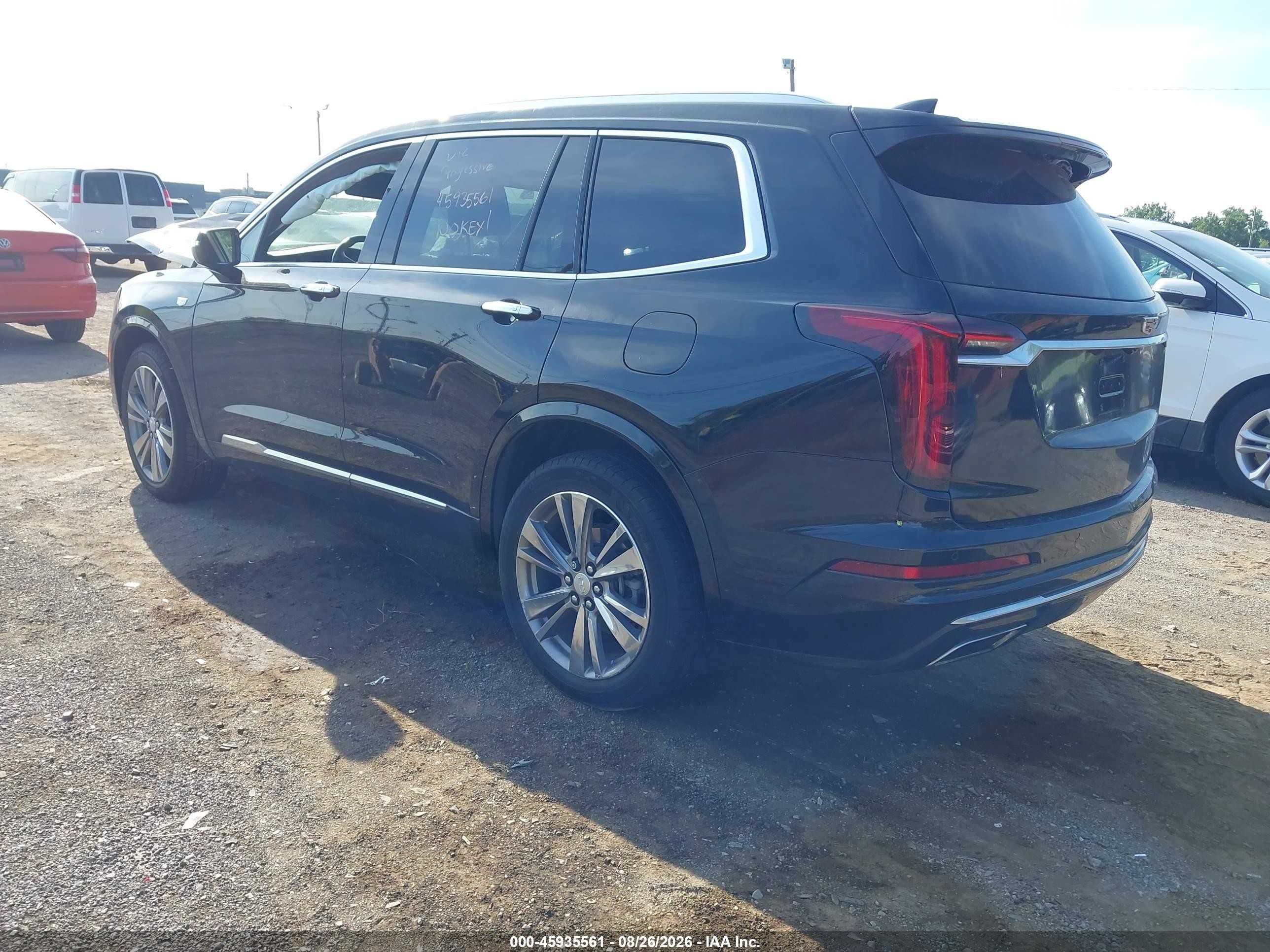 2022 Cadillac XT6 VIN 1GYKPDRS8NZ147034 IAAI salvage auction — Front End, Scrap (Michigan), sold $4,300 on 2026-09-24 (photo 3)