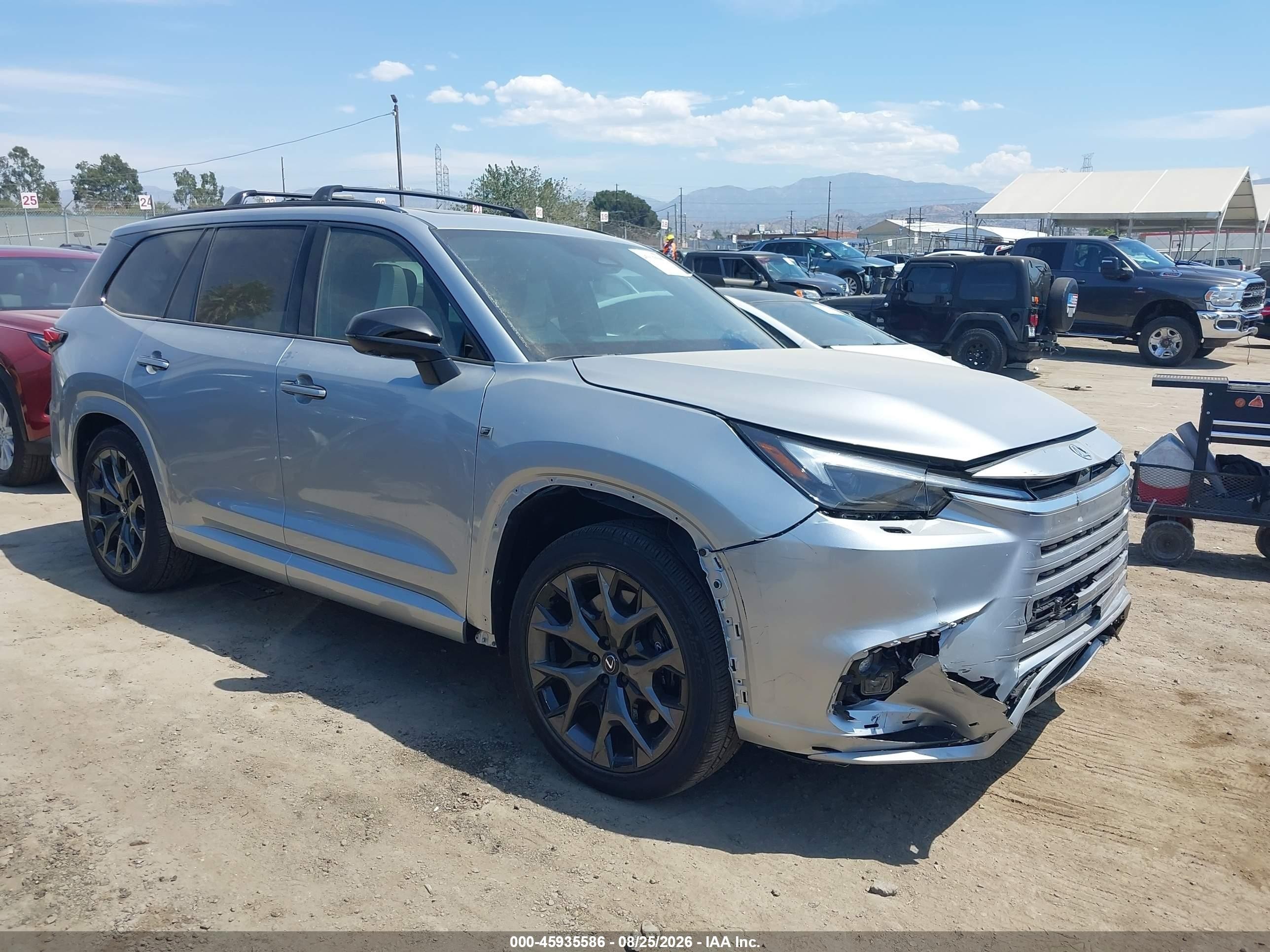 2025 Lexus Tx VIN 5TDABAB64SS010648 IAAI salvage auction — Unknown, Salvage (California), sold $31,000 on 2026-09-02 (photo 1)