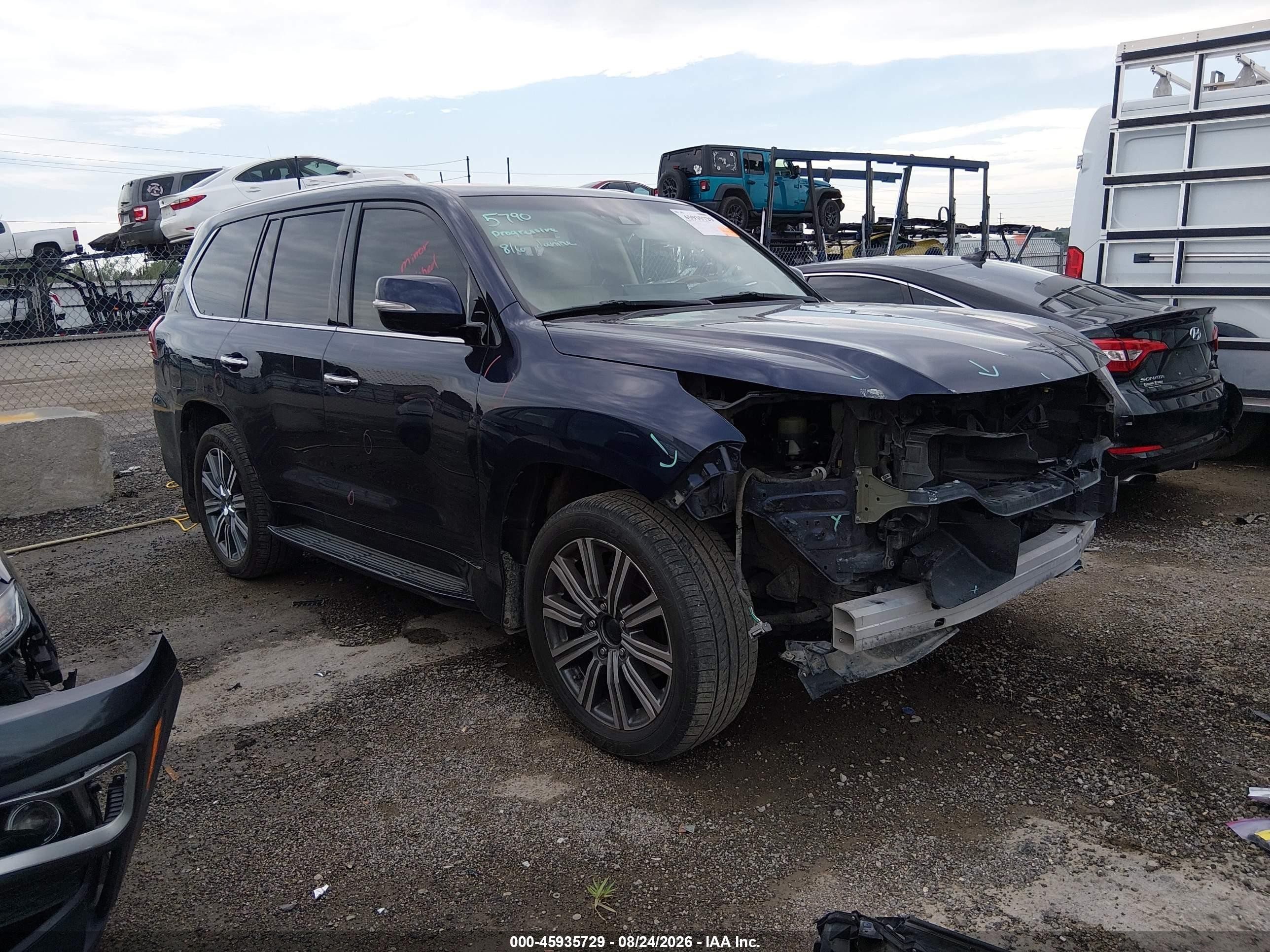 2017 Lexus LX 570 VIN JTJHY7AX6H4245631 — IAAI salvage auction photo