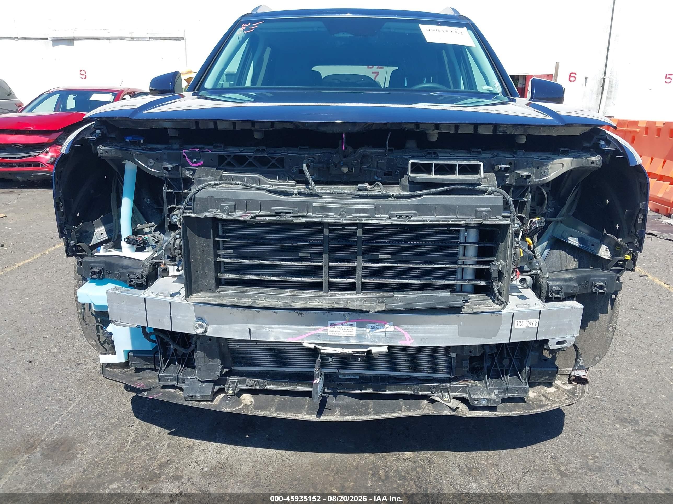 2026 Hyundai Palisade VIN KM8RLES22TU111216 IAAI salvage auction — Front End, Enterprise Vehicles Clear Only (Washington), sold $23,900 on 2026-08-23 (photo 6)