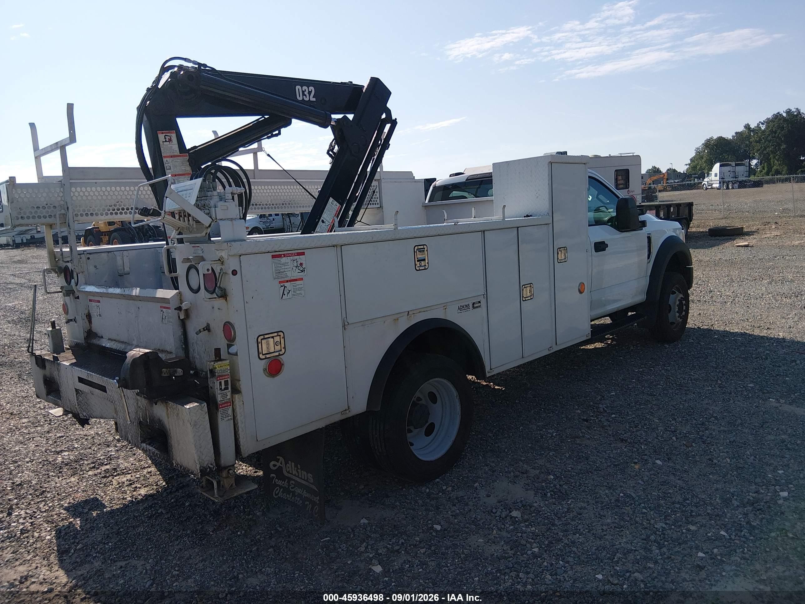 2020 Ford F550 VIN 1FDUF5GN5LEC47645 IAAI salvage auction — Normal Wear, Clear (North Carolina), sold $95,000 on 2026-09-18 (photo 4)